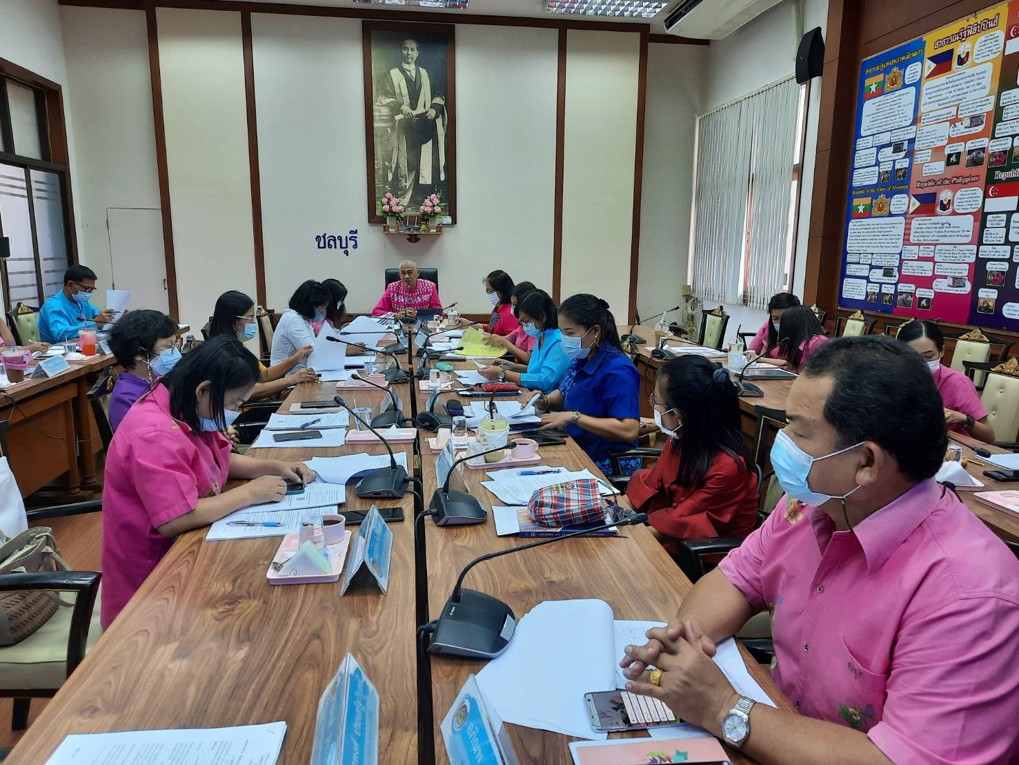 การประชุมผู้อำนวยการกลุ่มงาน และพัฒนาการอำเภอ สังกัด สพจ.ชลบุรี ครั้งที่ 4/2564