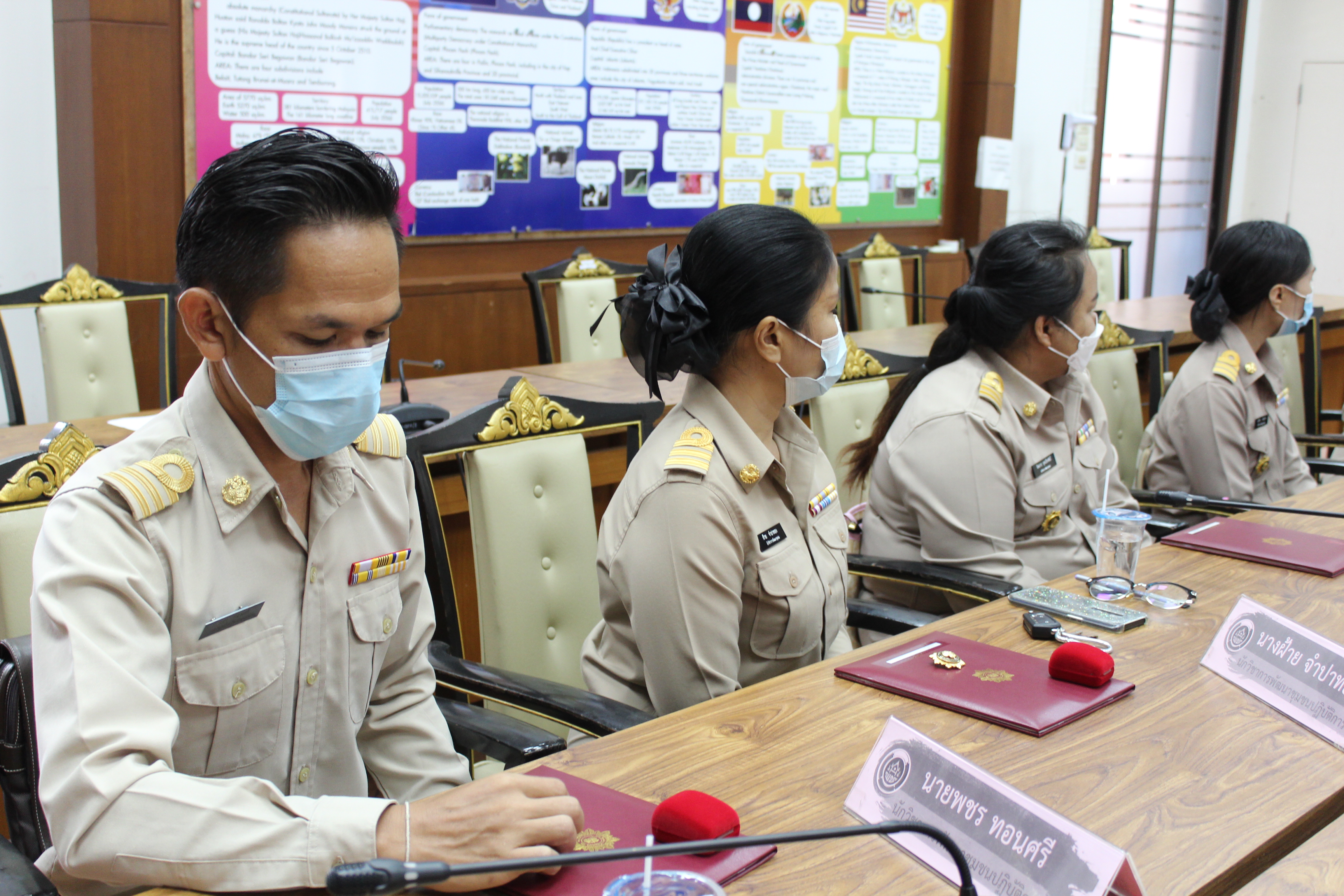 พิธีมอบวุฒิบัตรและเข็มวิทยฐานะ พัฒนากรรุ่นที่ 116