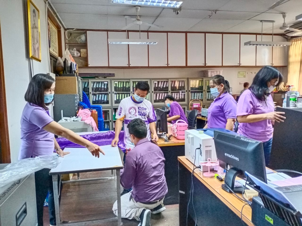 สพจ.ชลบุรี ทำกิจกรรมเสริมสร้างความผาสุกในองค์กร