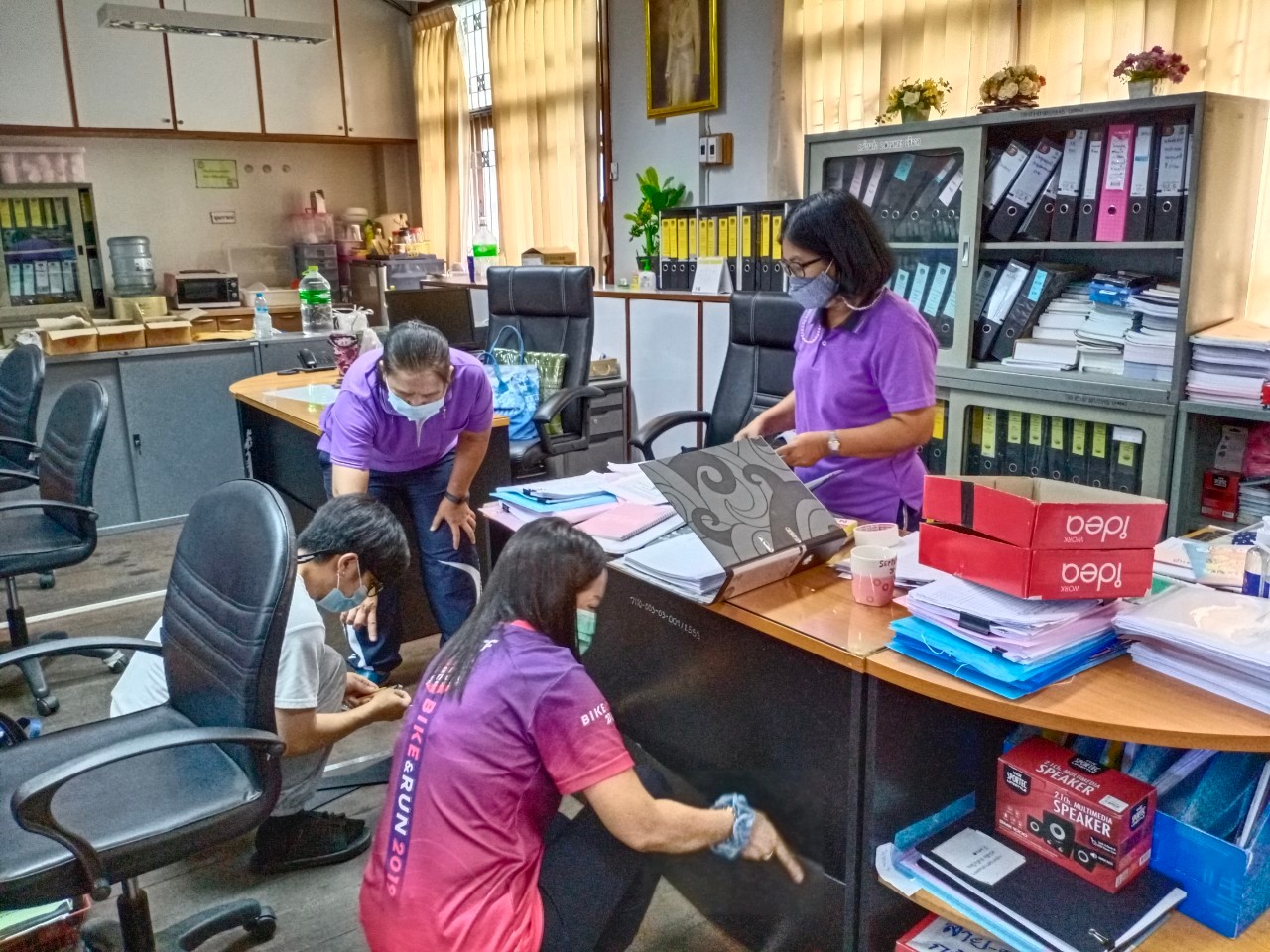 สพจ.ชลบุรี ทำกิจกรรมเสริมสร้างความผาสุกในองค์กร