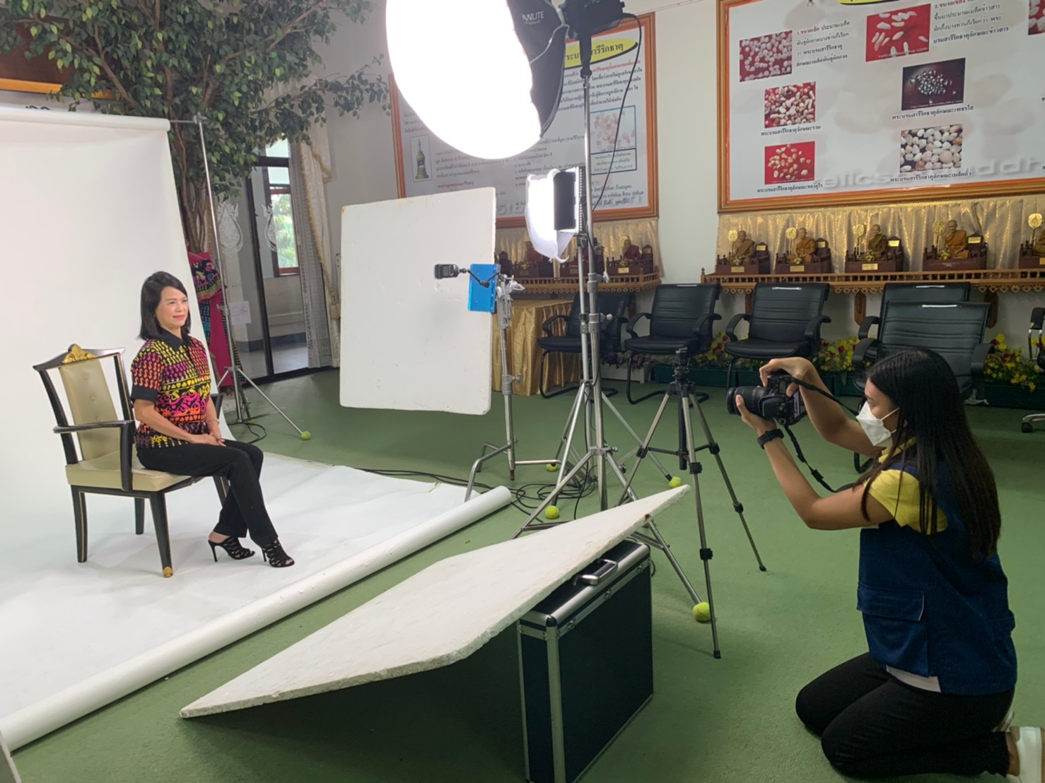 กิจกรรมเผยแพร่และประชาสัมพันธ์การสืบสานและต่อยอด “ผ้าลายขอเจ้าฟ้าสิริวัณณวรีฯ”