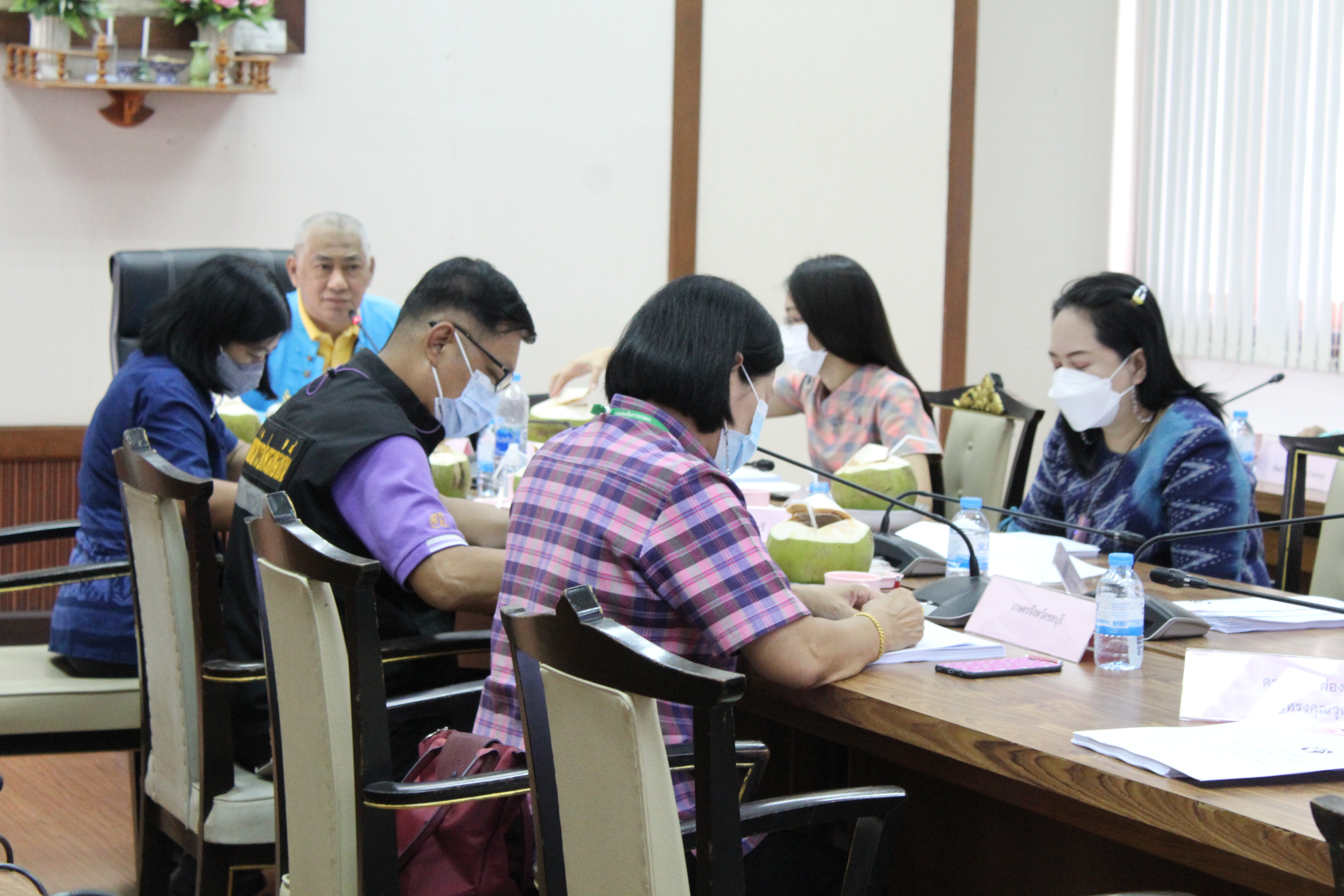 การประชุมคณะอนุกรรมการบริหารกองทุนพัฒนาบทบาทสตรีจังหวัดชลบุรี ครั้งที่ 9/2564