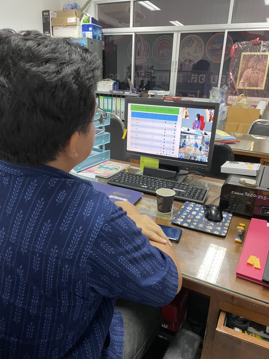 การประชุมชี้แจง เร่งรัด กำกับ ติดตามการดำเนินงานกองทุนพัฒนาบทบาทสตรี ครั้งที่ 6/2564