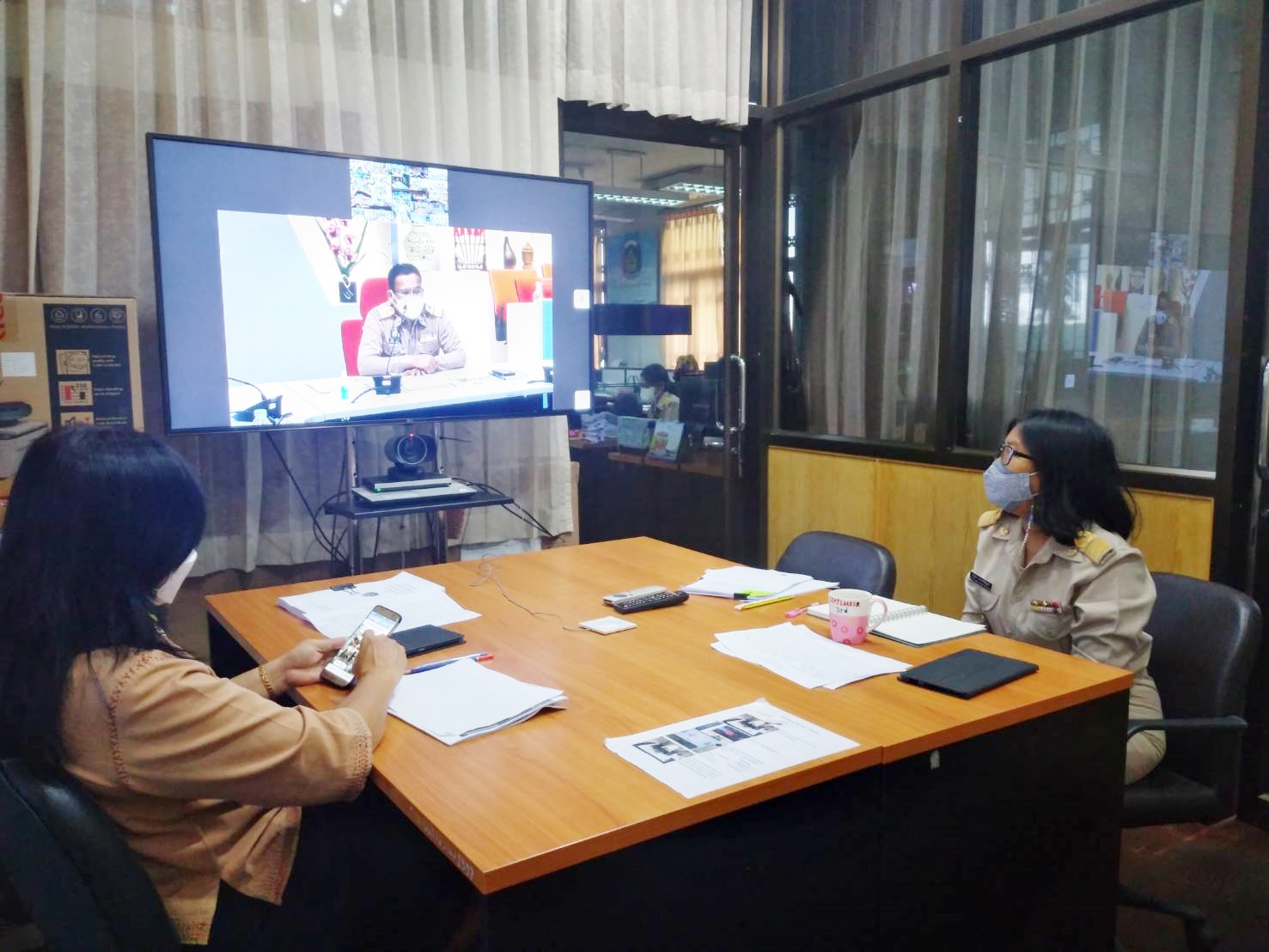 การประชุมซักซ้อมความเข้าใจโปรแกรมจัดเก็บ บันทึก และประมวลผลข้อมูลความจำเป็นพื้นฐาน (จปฐ.) และข้อมูลพื้นฐานระดับหมู่บ้าน (กชช.2ค) ประจำปีงบประมาณ พ.ศ. 2564