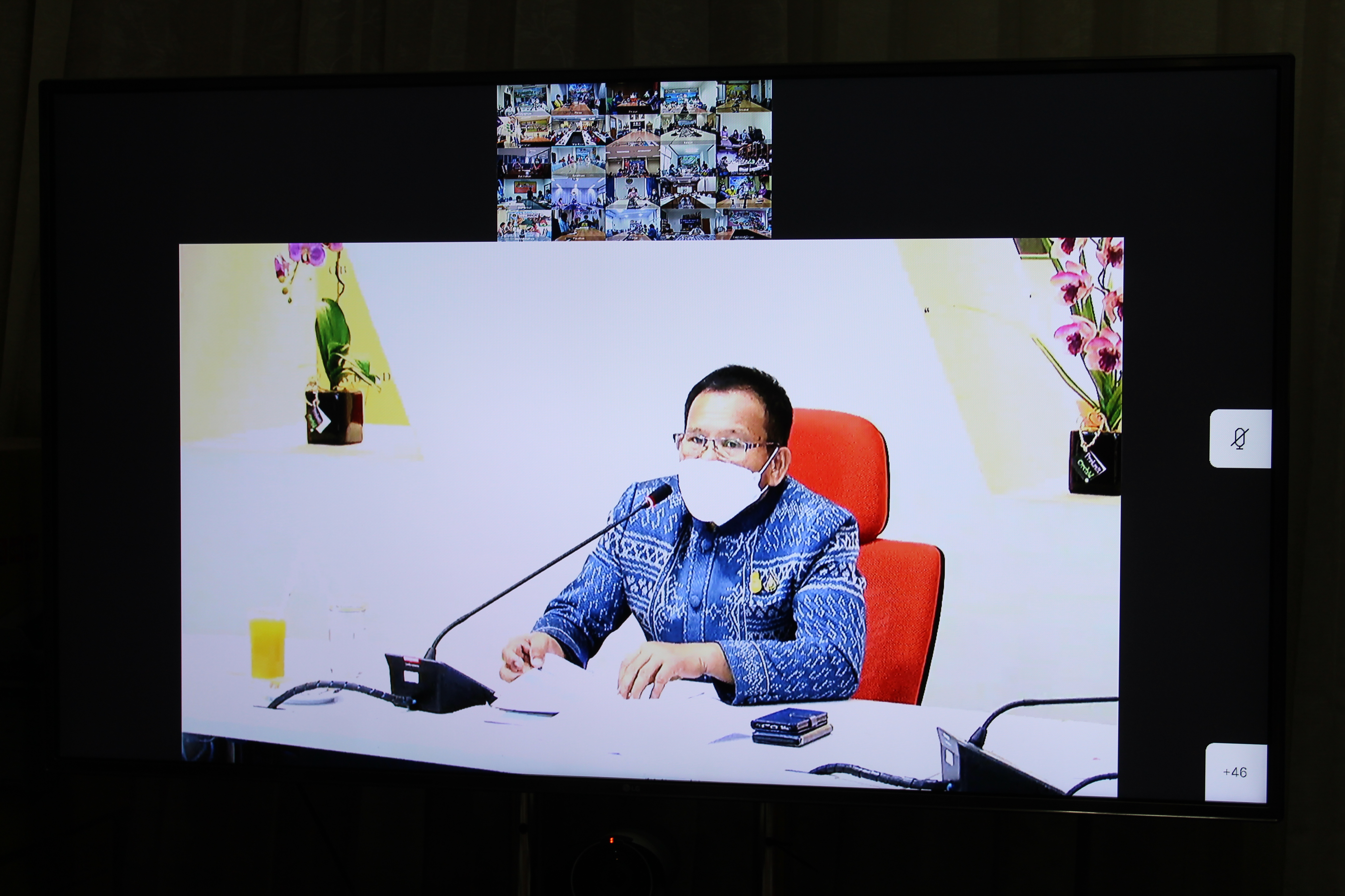 ประชุมชี้แจงแนวทางการใช้จ่ายงบประมาณค่าจัดเก็บข้อมูล จปฐ. และข้อมูล กชช.2ค ปี 2564