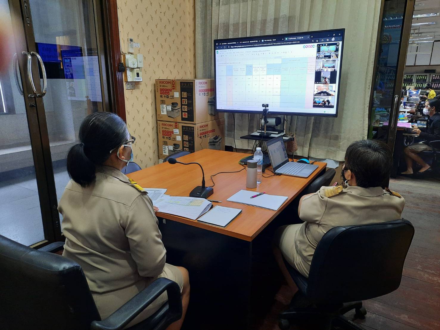 การประชุมติดตามการดำเนินโครงการ “โคก หนอง นา โมเดล”