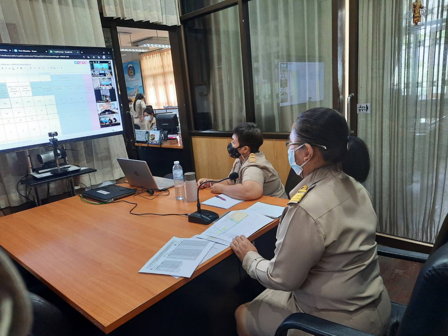 การประชุมติดตามการดำเนินโครงการ “โคก หนอง นา โมเดล”