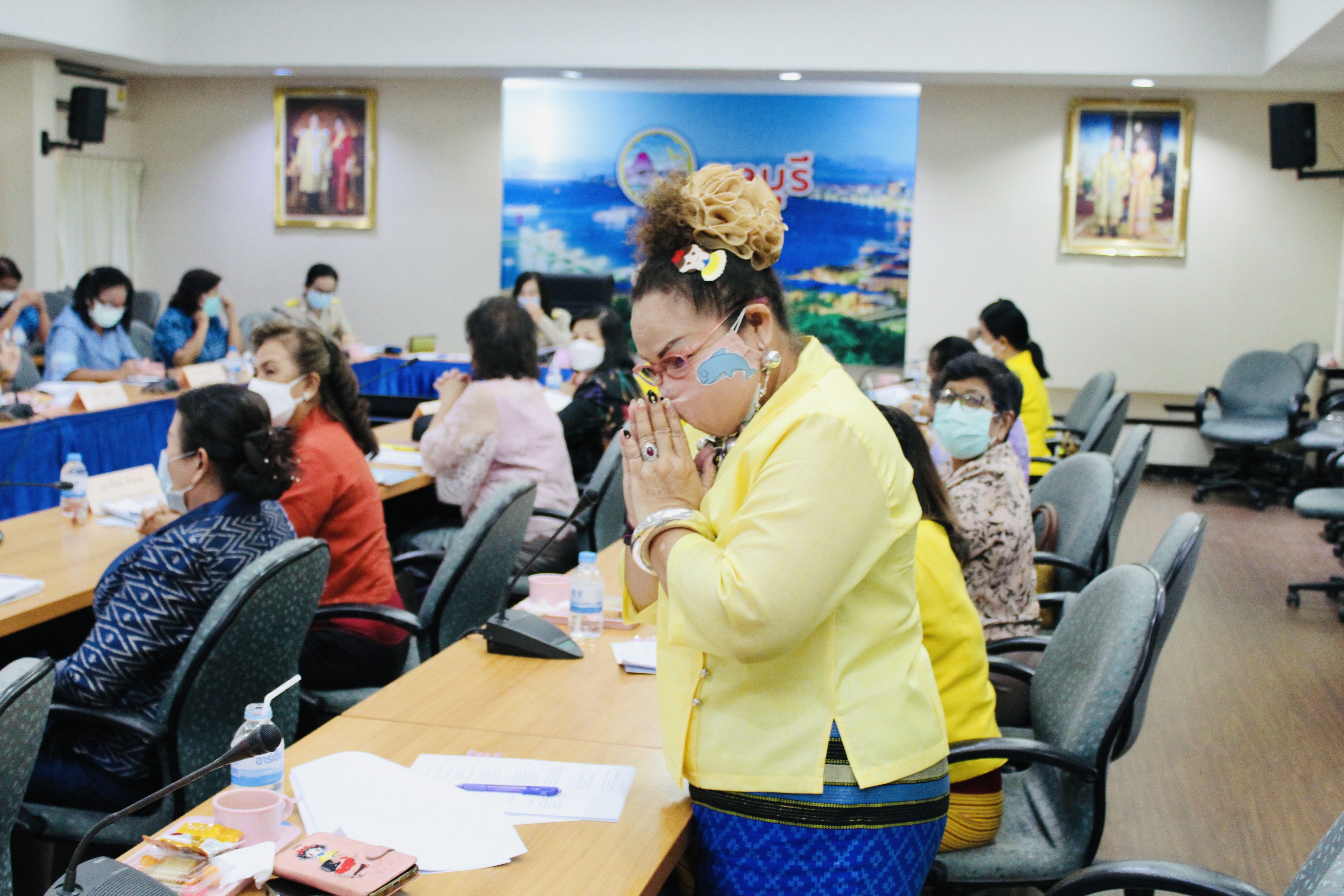 การประชุมคณะกรรมการพัฒนาสตรีจังหวัดชลบุรี ครั้งที่ 2/2564
