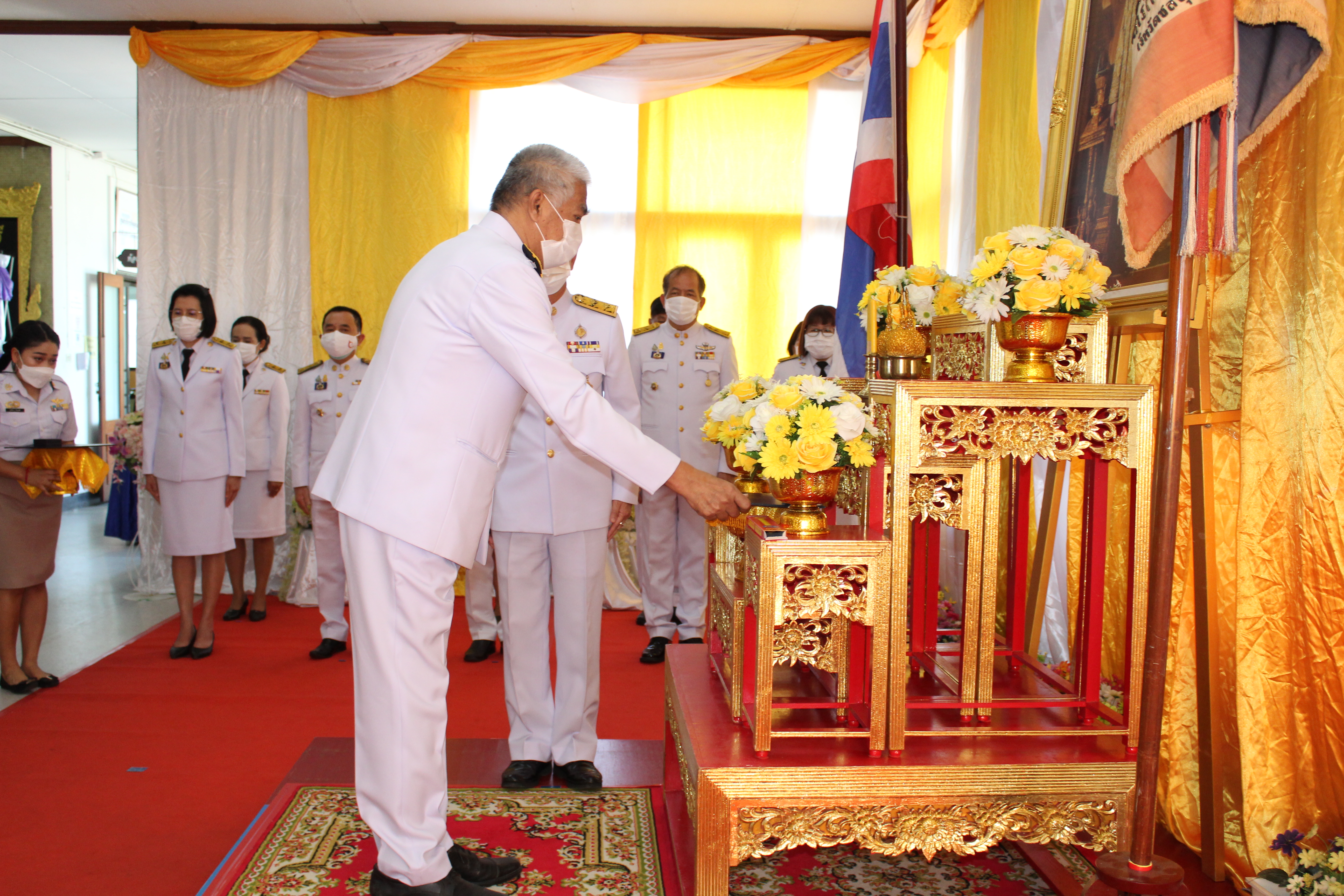 พจ.ชลบุรี เข้าพิธีรับมอบเครื่องหมาย “รักษาดินแดนยิ่งชีพ”