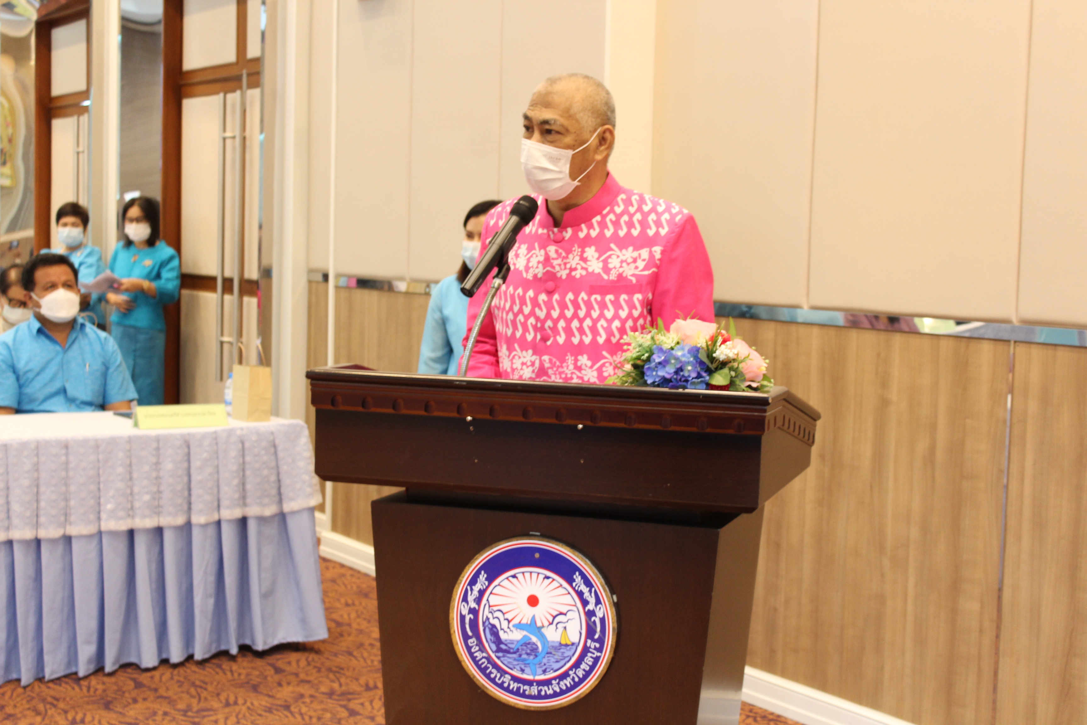 พช.ชลบุรี จัดโครงการส่งเสริมการขับเคลื่อนนโยบายสำคัญกรมการพัฒนาชุมชน ประจำปี พ.ศ. 2564