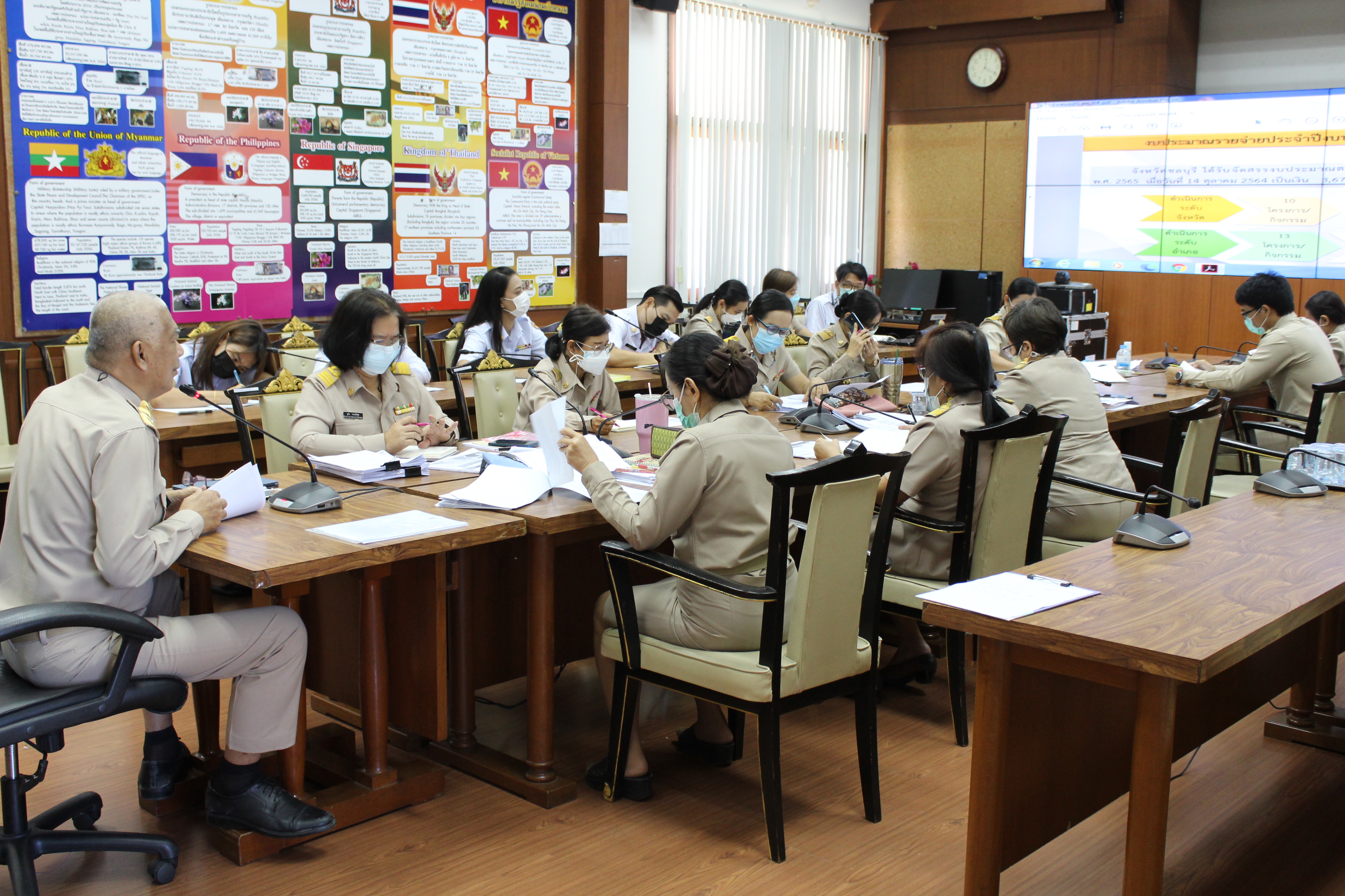 สพจ.ชลบุรี ประชุมสร้างความเข้าใจในการดำเนินโครงการ/กิจกรรมตามแผนการปฏิบัติราชการและแผนการใช้จ่ายงบประมาณ ประจำปีงบประมาณ พ.ศ. 2565