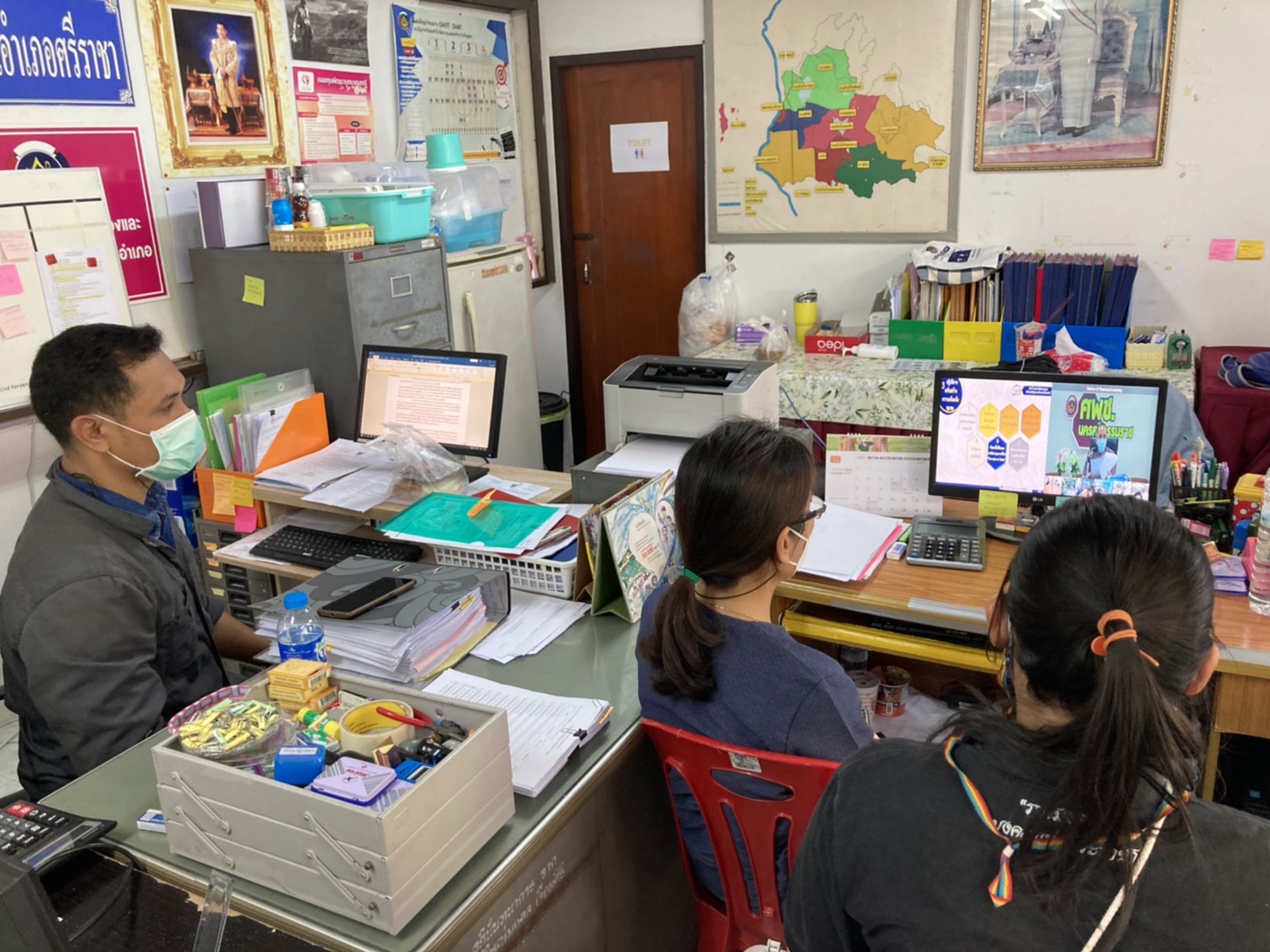 อพช.มอบนโยบายการขับเคลื่อนงานพัฒนาชุมชน ประจำปีงบประมาณ พ.ศ. 2565