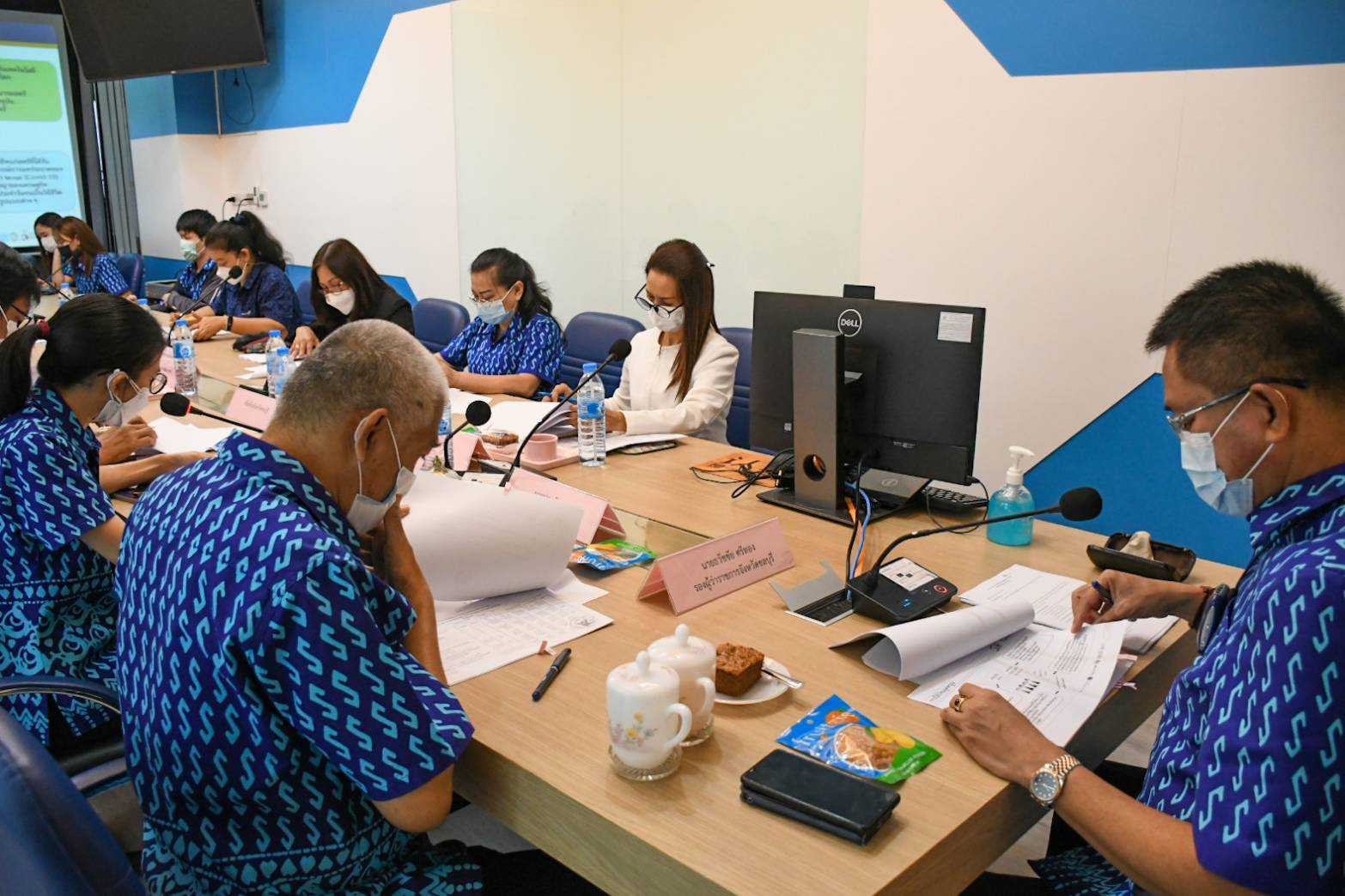 การประชุมคณะอนุกรรมการบริหารกองทุนพัฒนาบทบาทสตรีจังหวัดชลบุรี ครั้งที่ 1/2565