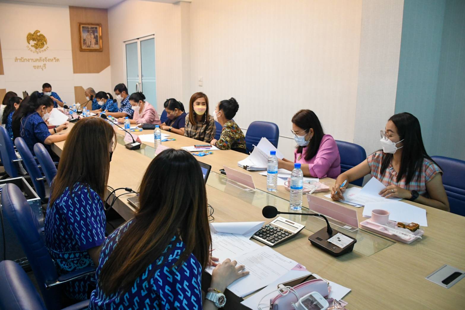 การประชุมคณะอนุกรรมการบริหารกองทุนพัฒนาบทบาทสตรีจังหวัดชลบุรี ครั้งที่ 1/2565