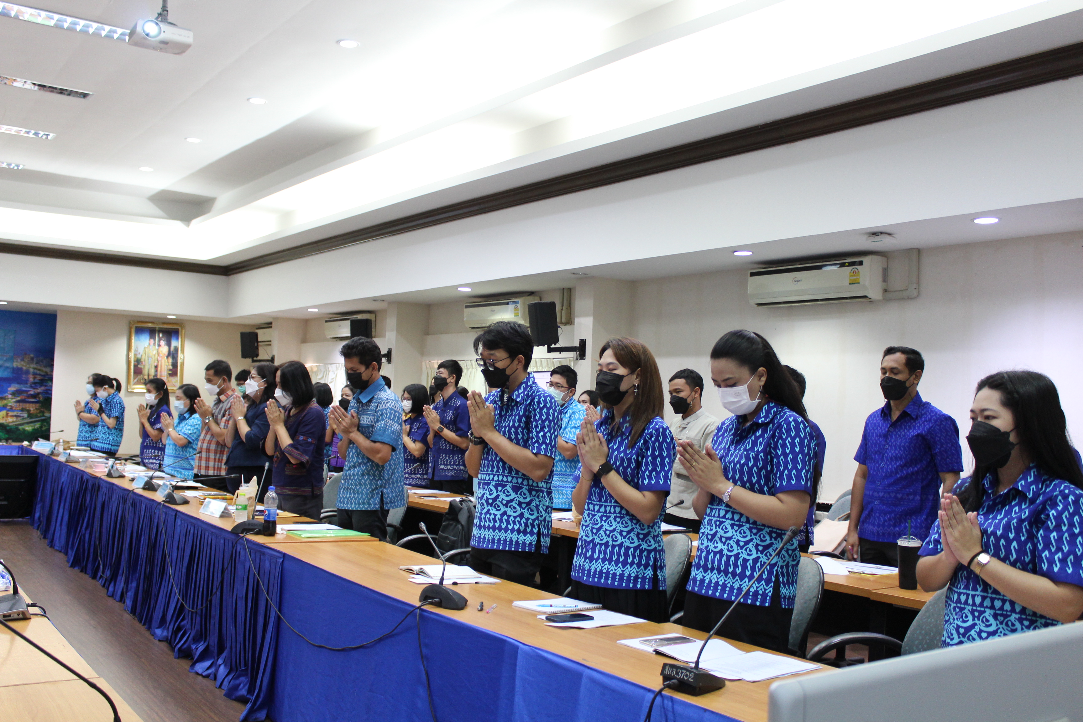 การประชุมผู้อำนวยการกลุ่มงานและพัฒนาการอำเภอในสังกัดสำนักงานพัฒนาชุมชนจังหวัดชลบุรี ครั้งที่ 1/2565