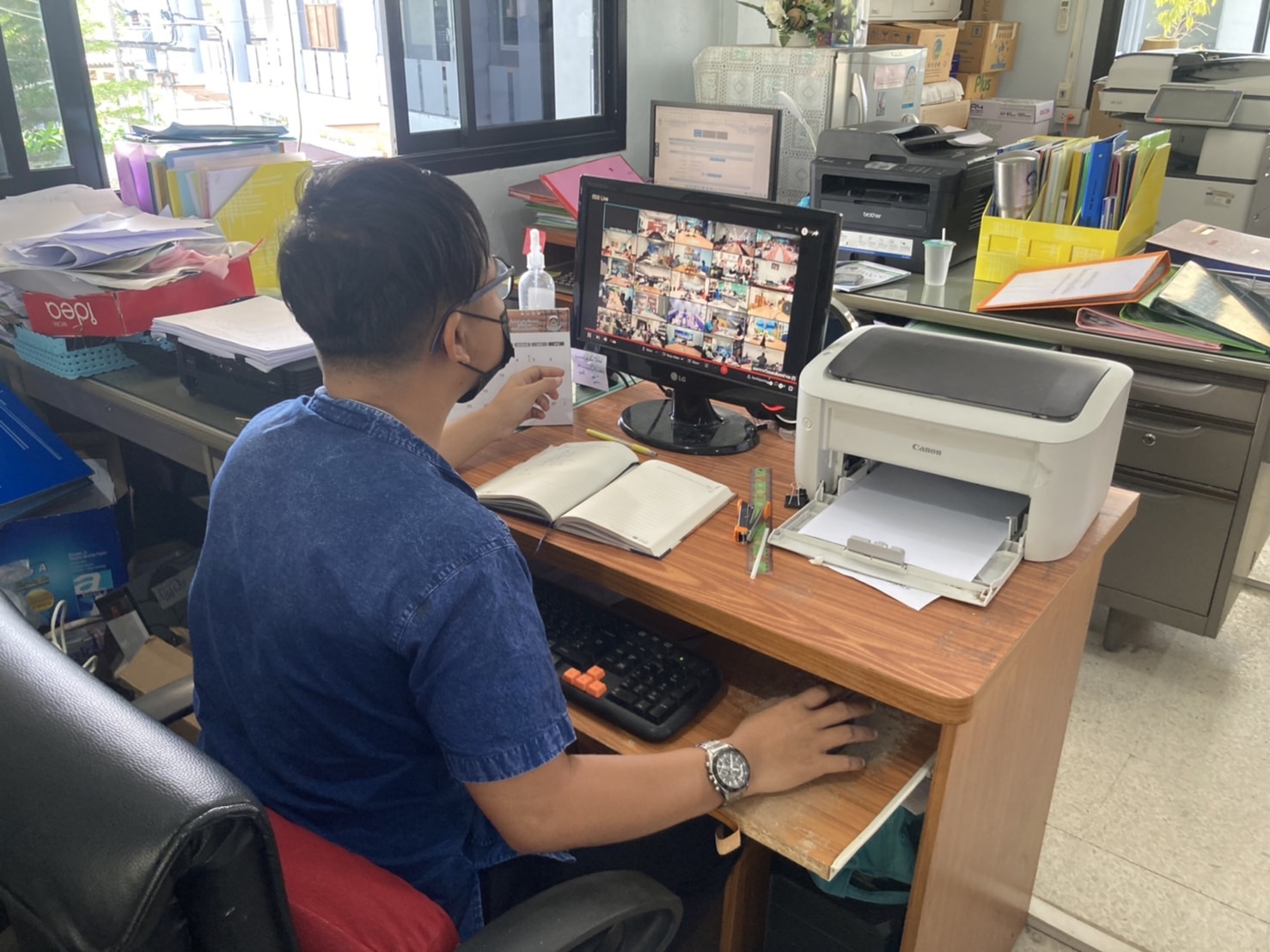 พช.ชลบุรี ร่วมประชุมเตรียมความพร้อมการขับเคลื่อนงานตามภารกิจของศูนย์สารสนเทศเพื่อการพัฒนาชุมชน ประจำปีงบประมาณ พ.ศ. 2565