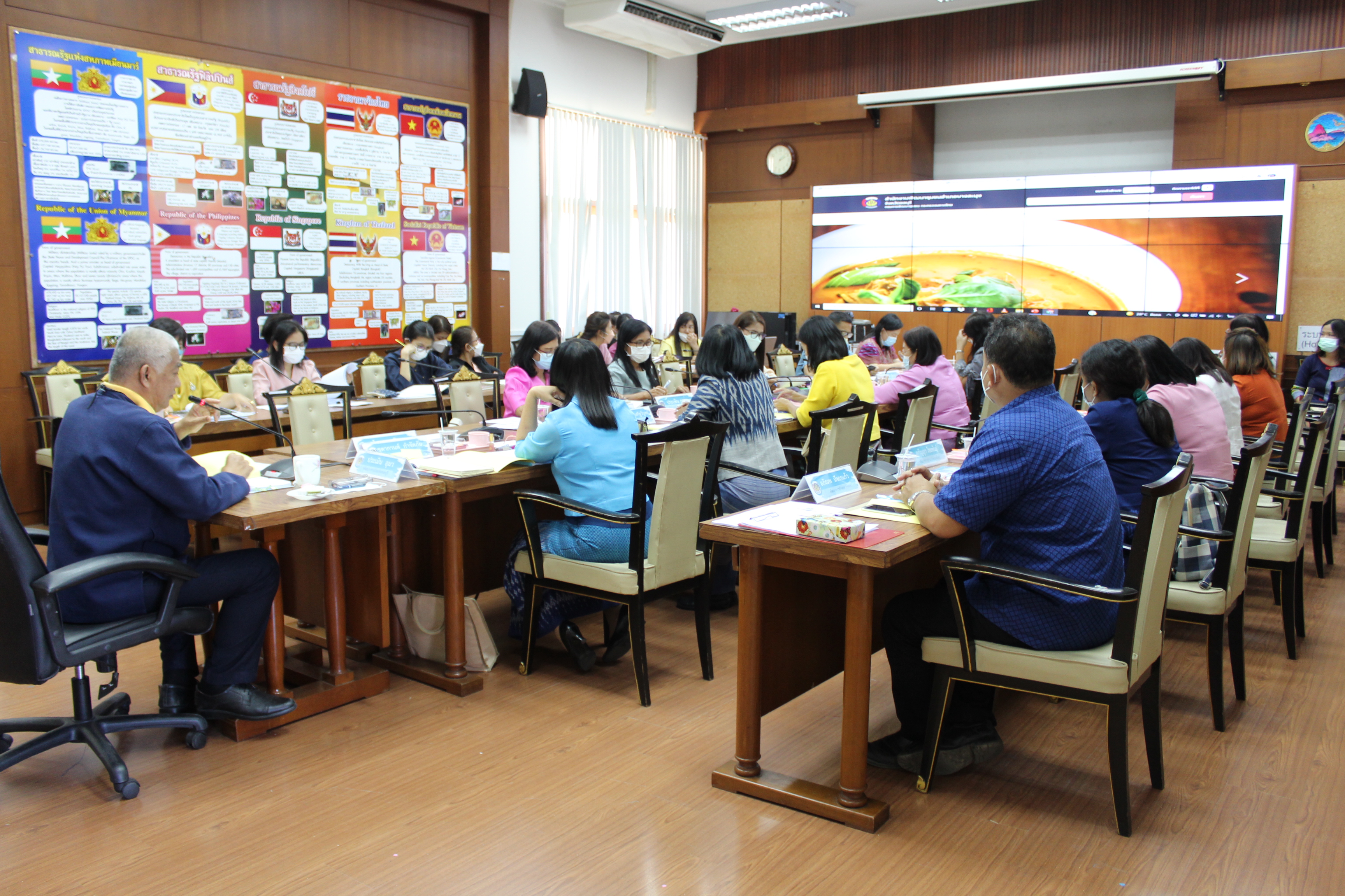 การประชุมผู้อำนวยการกลุ่มงานและพัฒนาการอำเภอในสังกัดสำนักงานพัฒนาชุมชนจังหวัดชลบุรี ครั้งที่ 2/2565