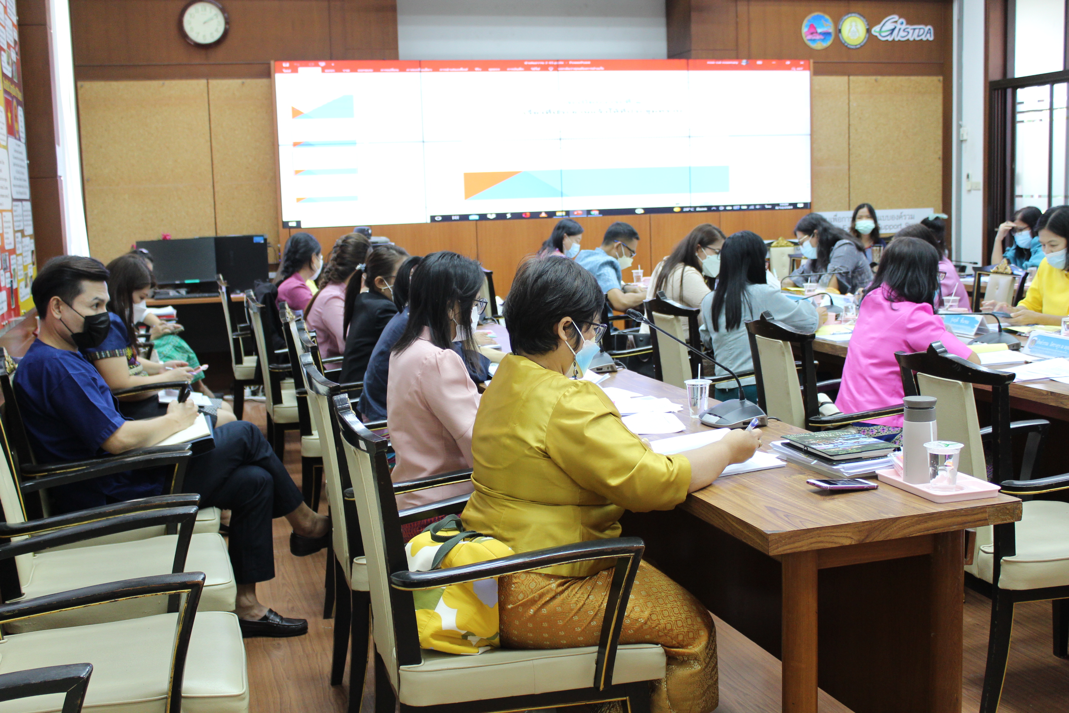 การประชุมผู้อำนวยการกลุ่มงานและพัฒนาการอำเภอในสังกัดสำนักงานพัฒนาชุมชนจังหวัดชลบุรี ครั้งที่ 2/2565