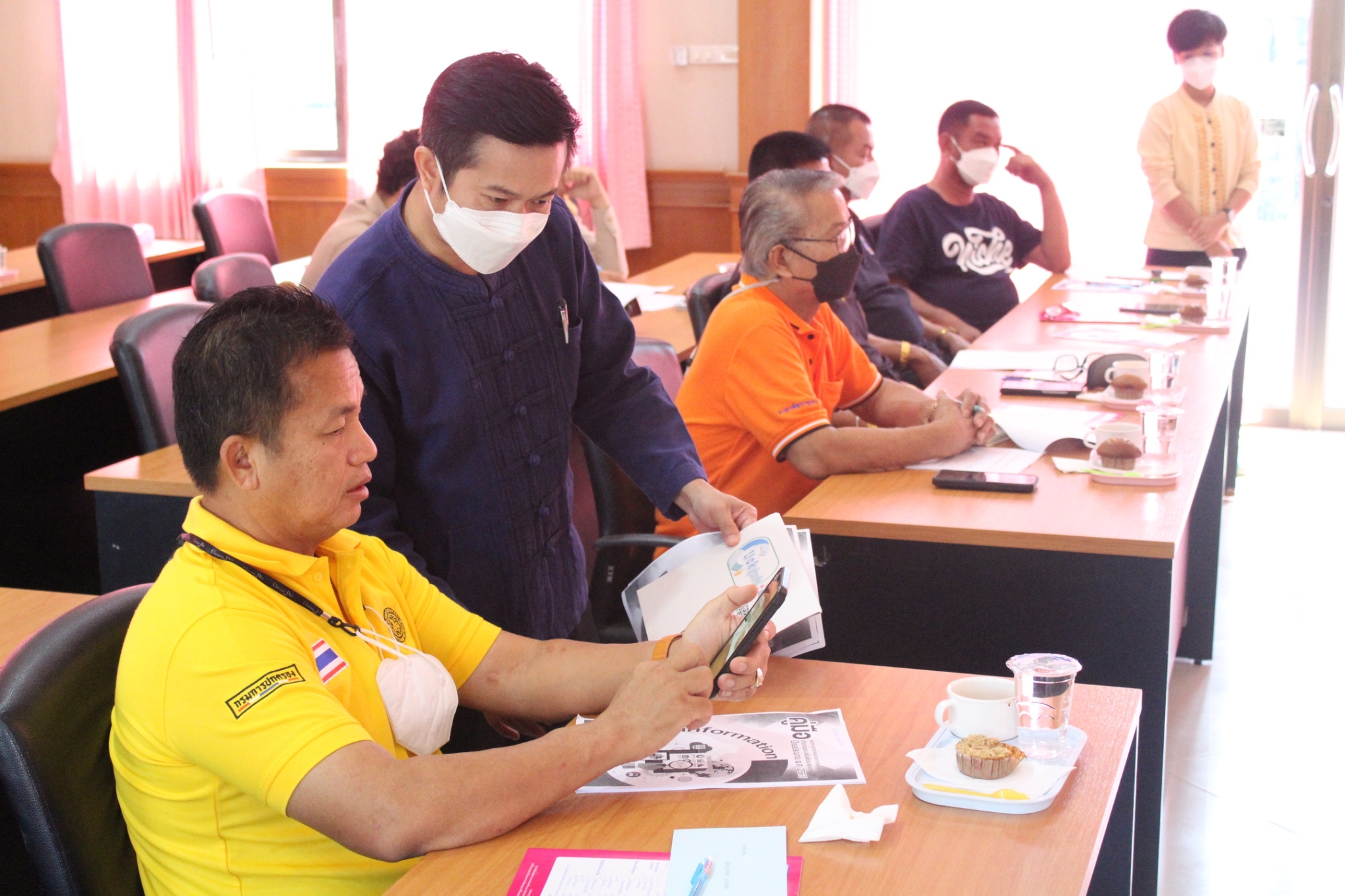 สพจ.ชลบุรี จัดประชุมเตรียมความพร้อมการจัดทำสารสนเทศตำบลต้นแบบเพื่อพัฒนาคุณภาพชีวิต ต.แสมสาร อ.สัตหีบ