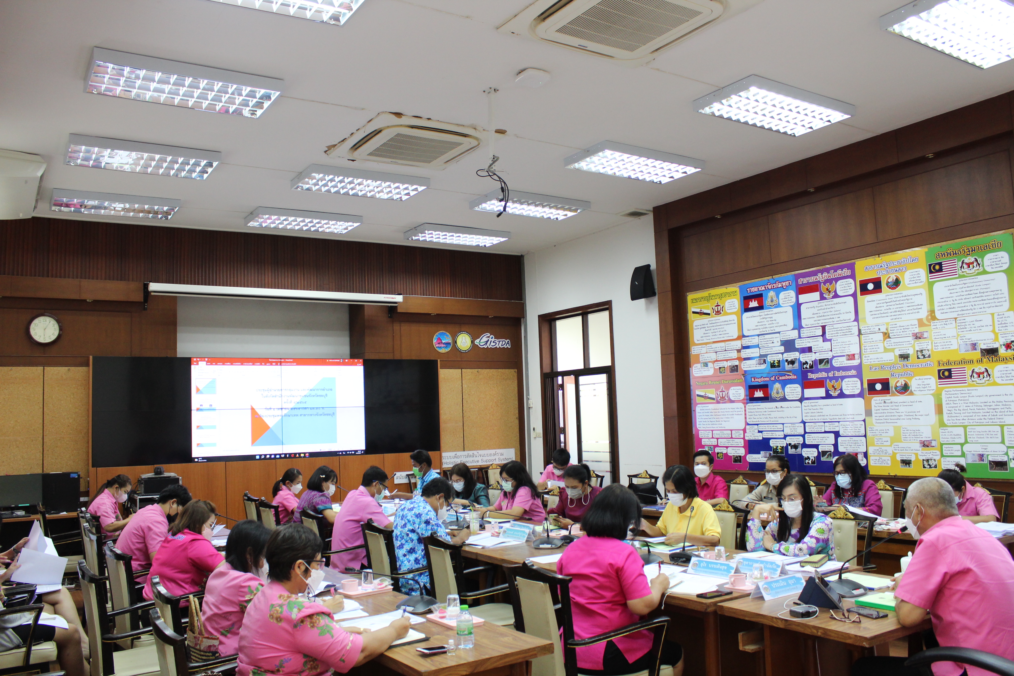 การประชุมผู้อำนวยการกลุ่มงานและพัฒนาการอำเภอในสังกัดสำนักงานพัฒนาชุมชนจังหวัดชลบุรี ครั้งที่ 5/2565 