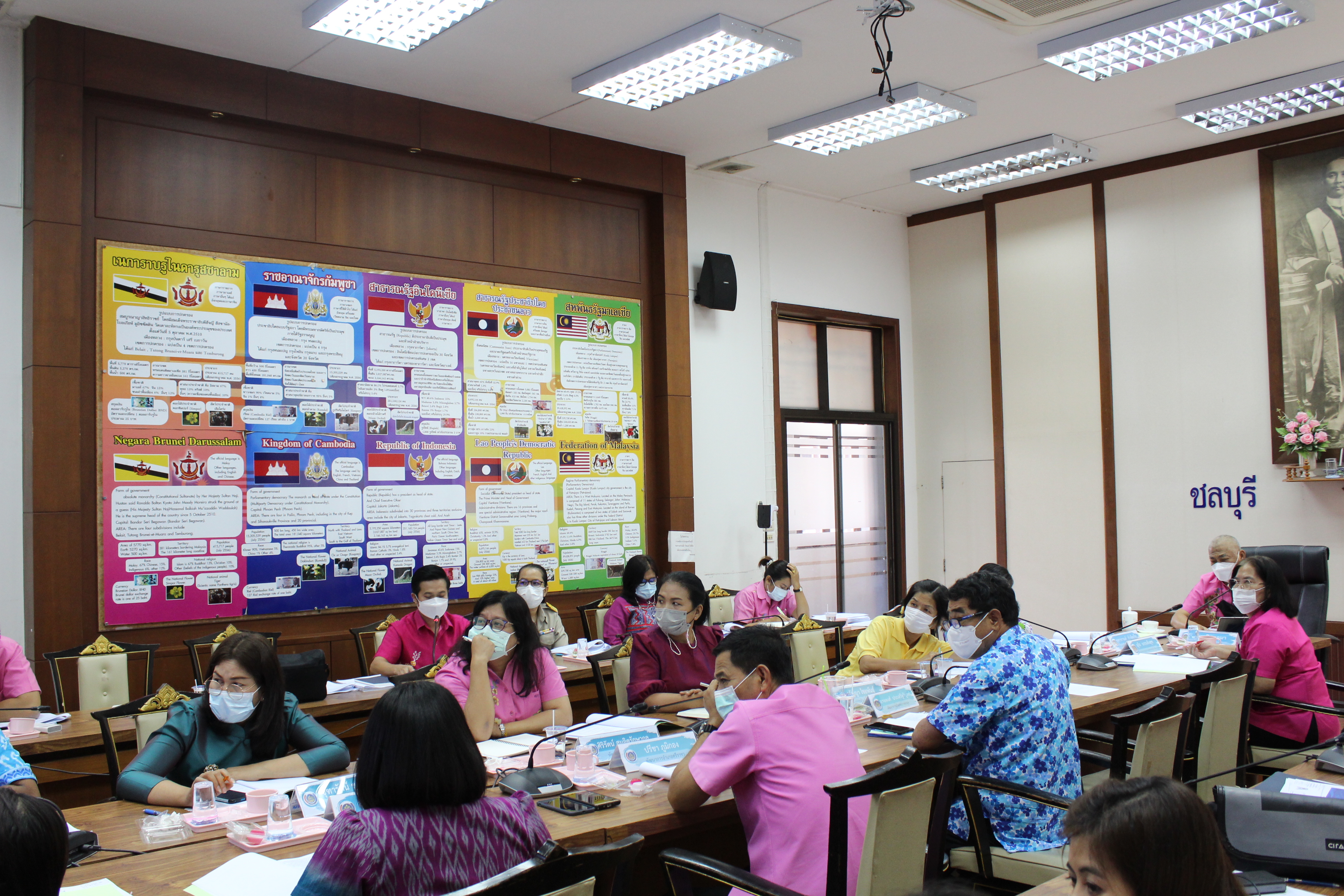 การประชุมผู้อำนวยการกลุ่มงานและพัฒนาการอำเภอในสังกัดสำนักงานพัฒนาชุมชนจังหวัดชลบุรี ครั้งที่ 5/2565 