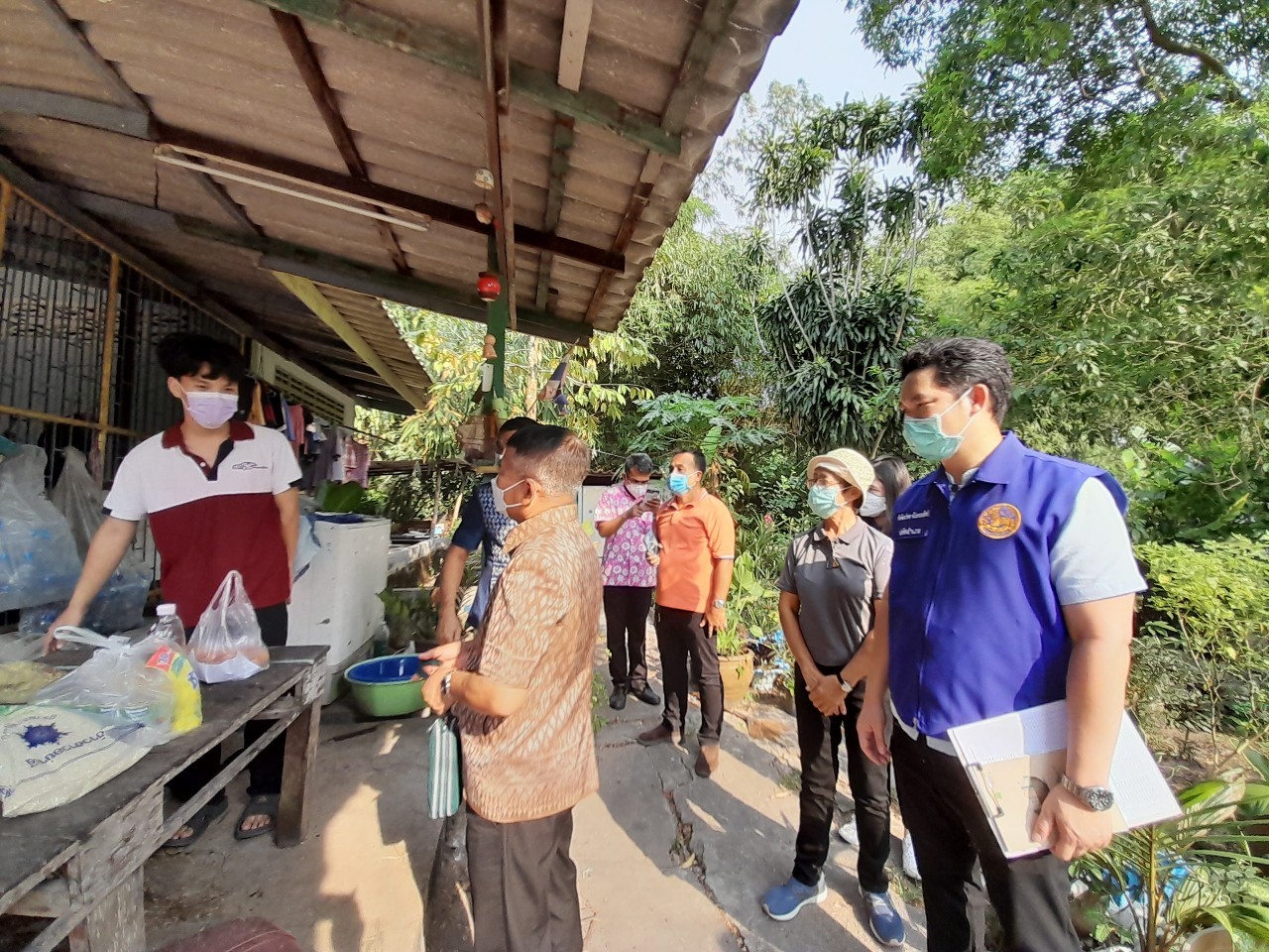 ผู้ตรวจราชการกรมการพัฒนาชุมชนตรวจติดตามผลการดำเนินงาน ศจพ. จังหวัดชลบุรี