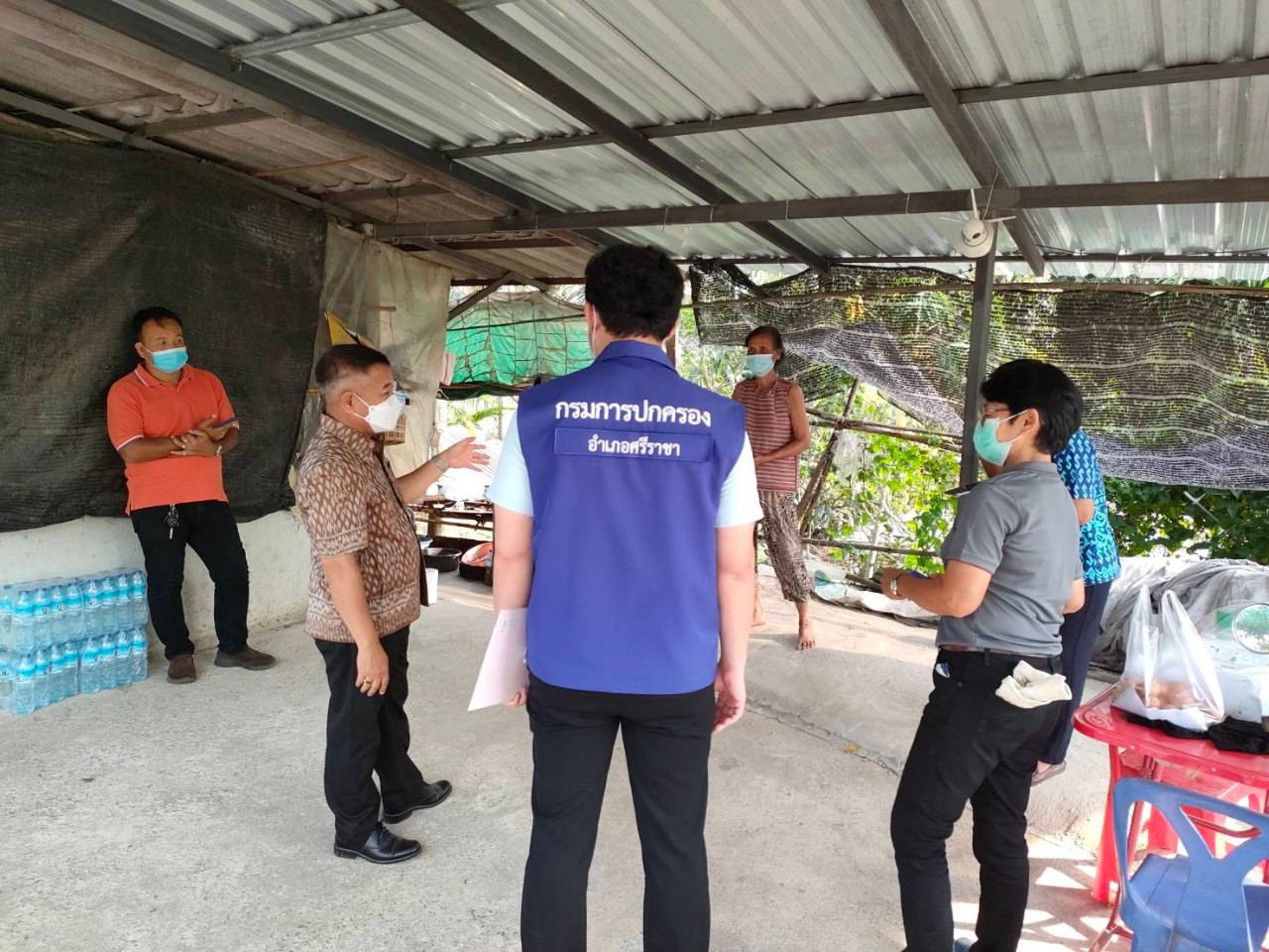 ผู้ตรวจราชการกรมการพัฒนาชุมชนตรวจติดตามผลการดำเนินงาน ศจพ. จังหวัดชลบุรี