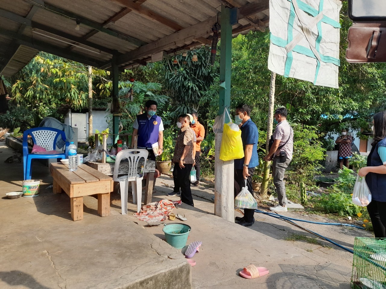 ผู้ตรวจราชการกรมการพัฒนาชุมชนตรวจติดตามผลการดำเนินงาน ศจพ. จังหวัดชลบุรี