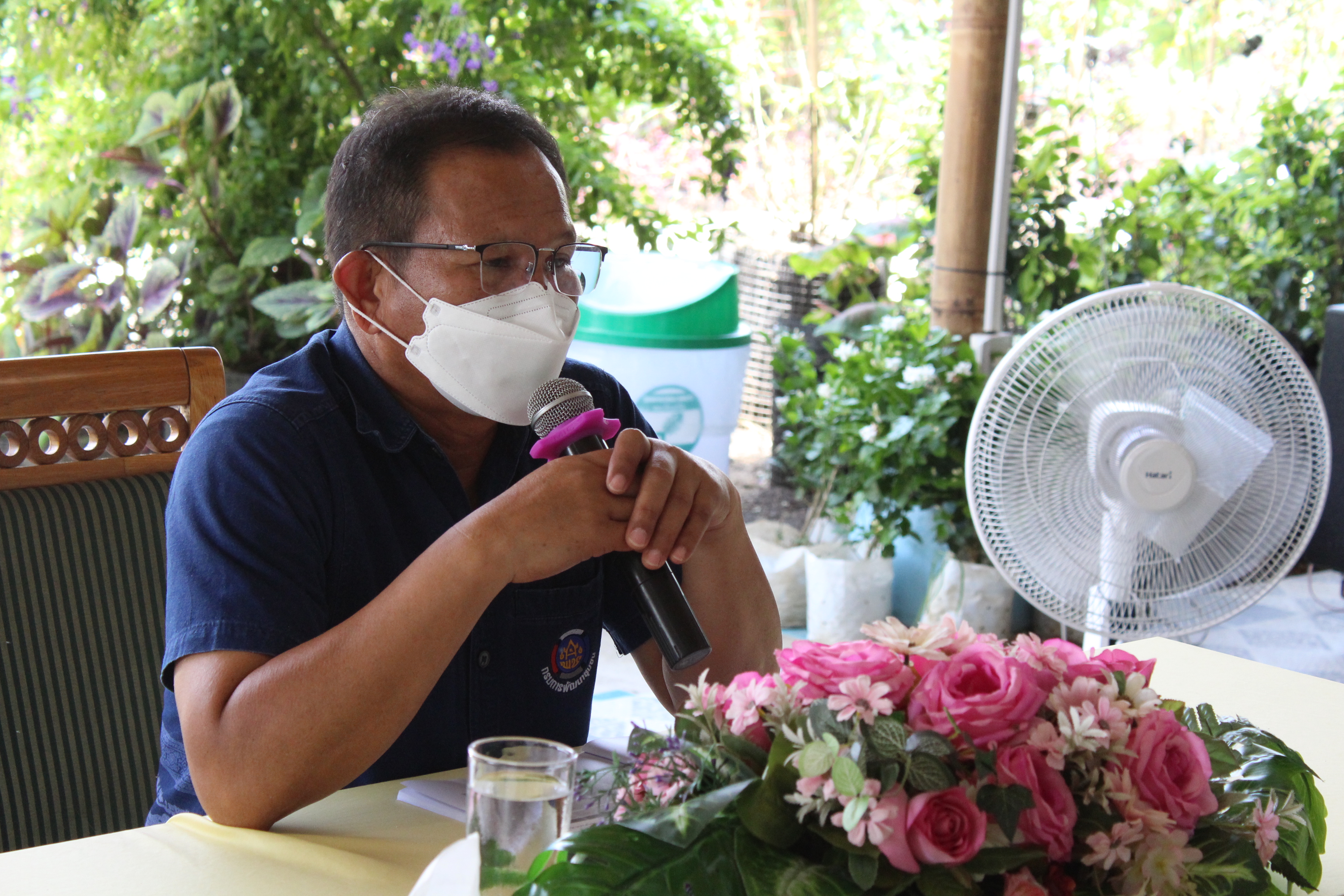 รองอธิบดีกรมการพัฒนาชุมชน ลงพื้นที่ตรวจเยี่ยมผลการดำเนินงานโครงการ “โคก หนอง นา โมเดล”