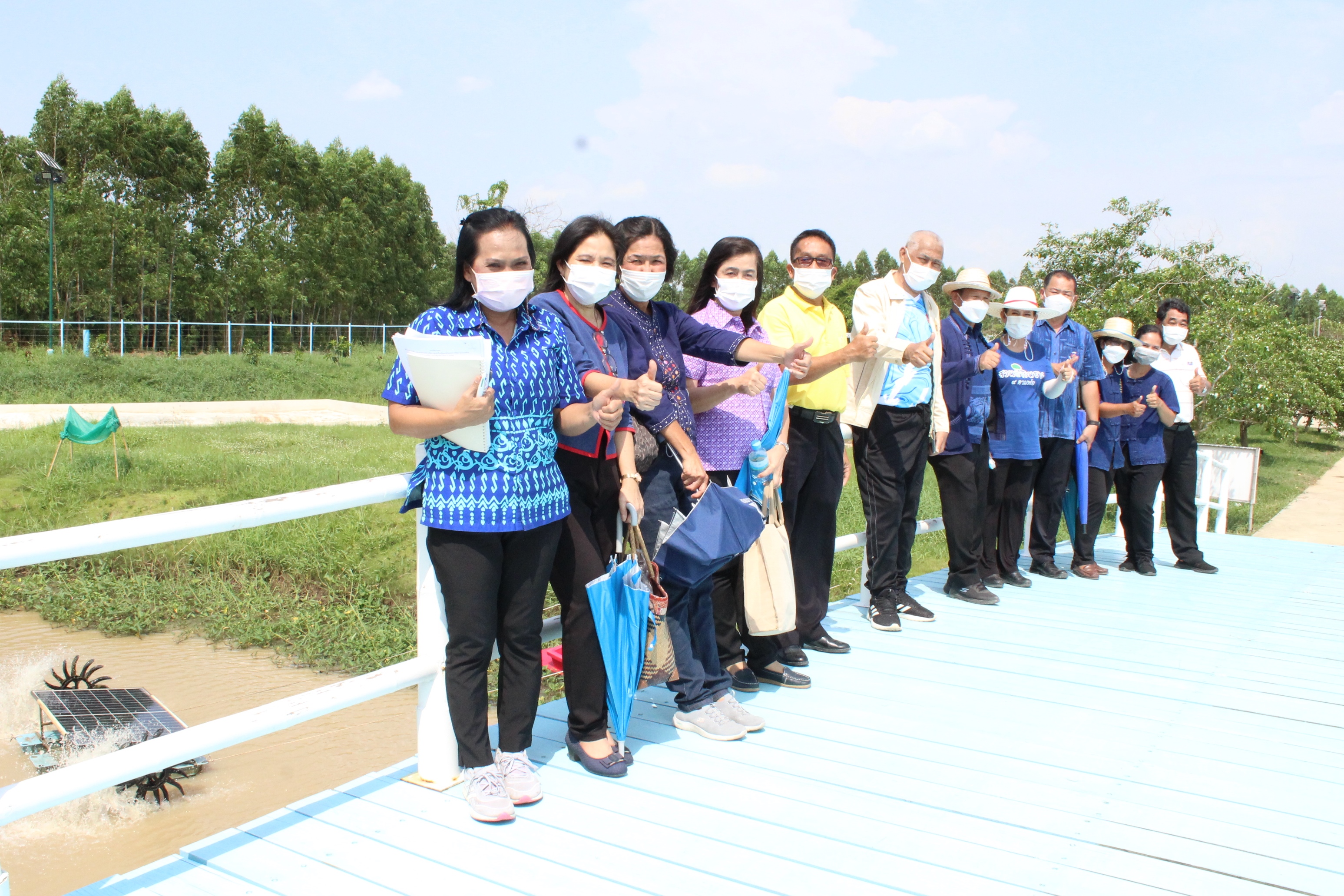 รองอธิบดีกรมการพัฒนาชุมชน ลงพื้นที่ตรวจเยี่ยมผลการดำเนินงานโครงการ “โคก หนอง นา โมเดล”