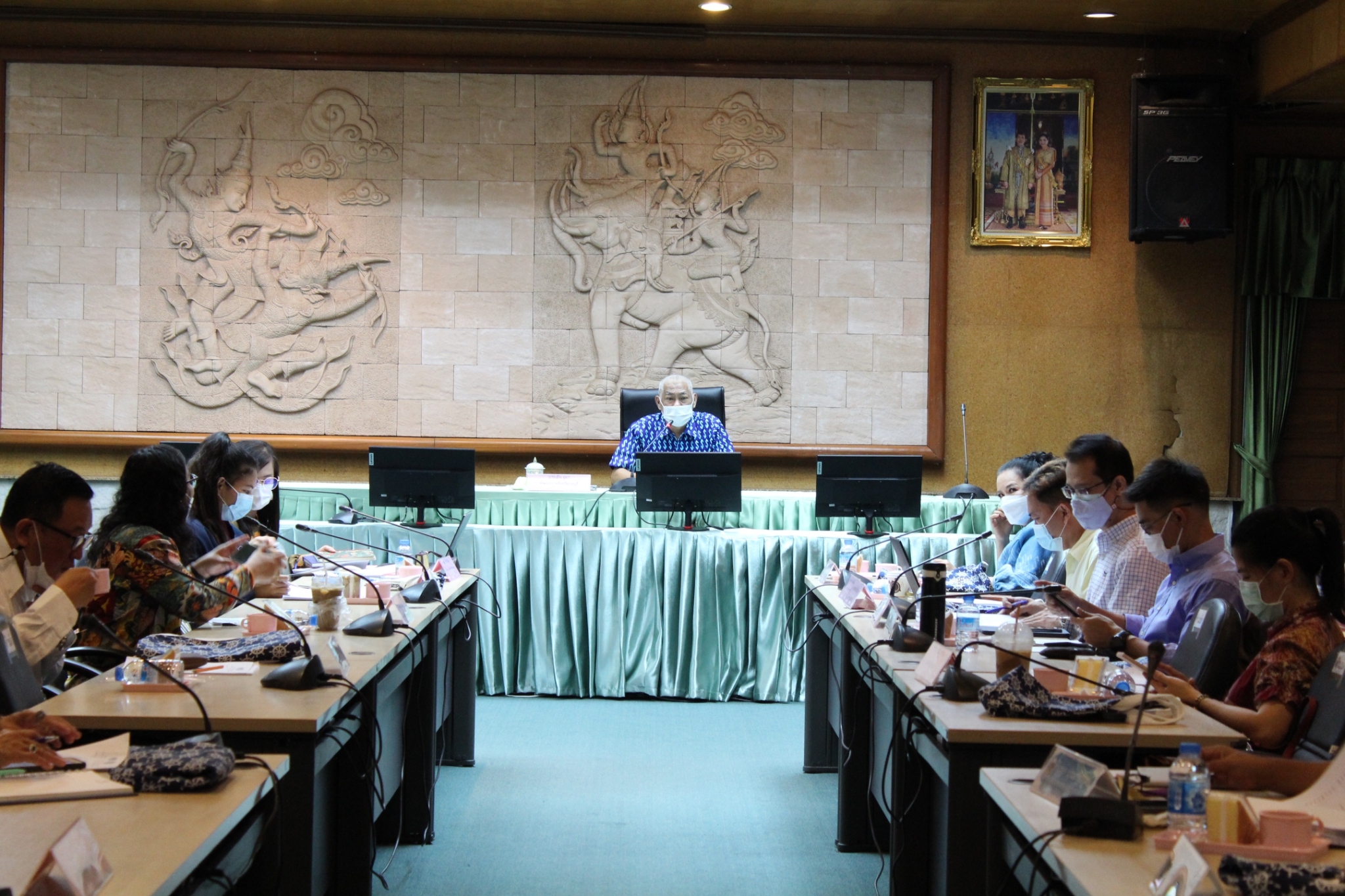 พช.ชลบุรี ประชุมเตรียมความพร้อมการคัดสรรสุดยอดหนึ่ง​ตำบล​ หนึ่ง​ผลิตภัณฑ์​ไทย​ ปี​ พ.ศ. ​2565​