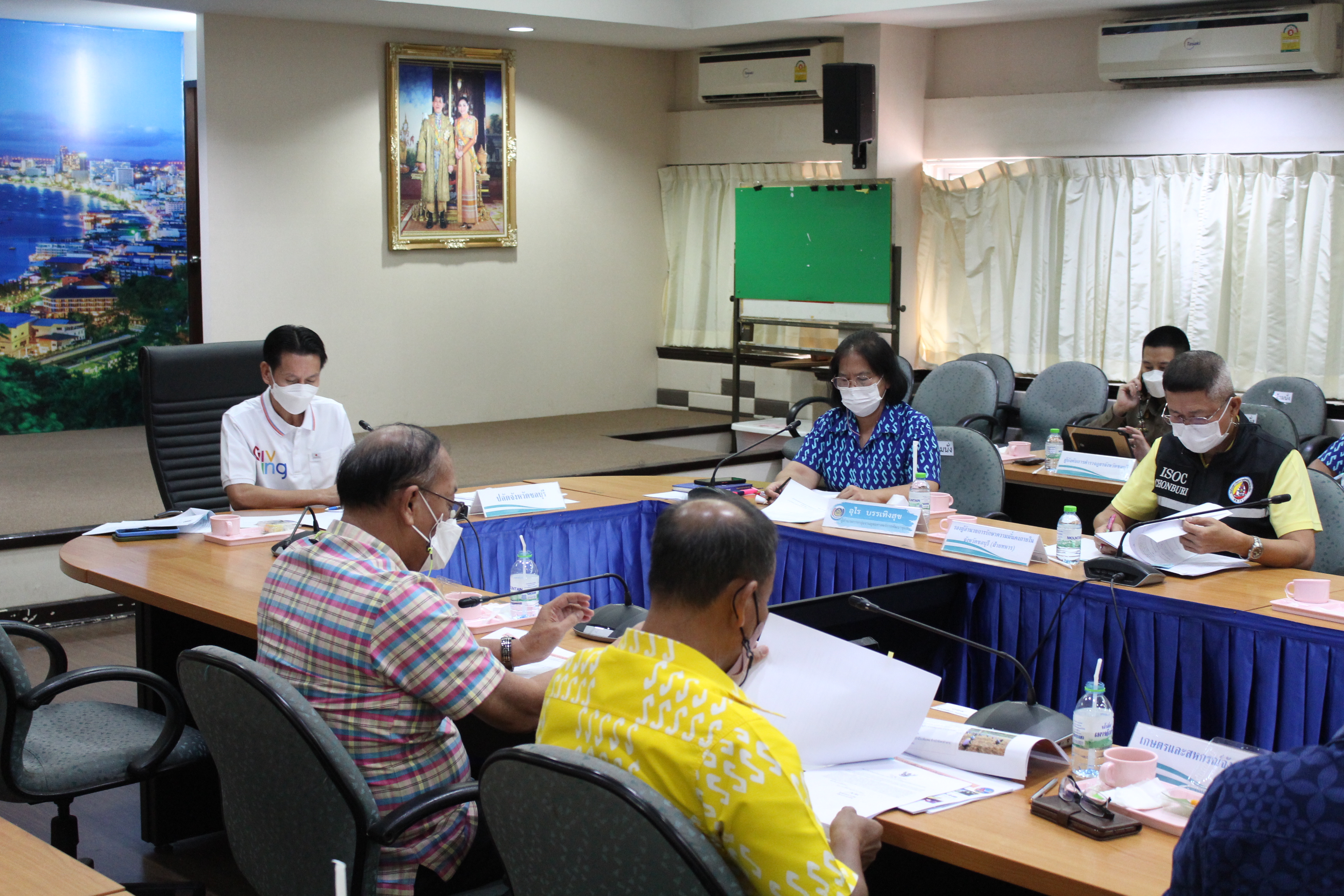 การประชุมคณะกรรมการขับเคลื่อนโครงการพัชรสุธาคชานุรักษ์ กระทรวงมหาดไทย