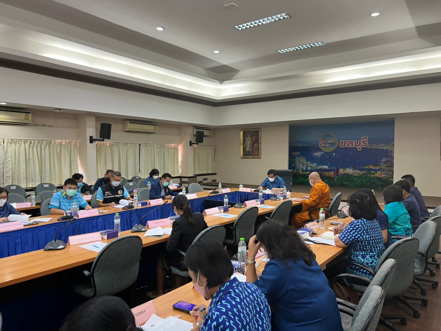 จังหวัดชลบุรีจัดประชุม ศจพ.จ. ครั้งที่ 2/2565