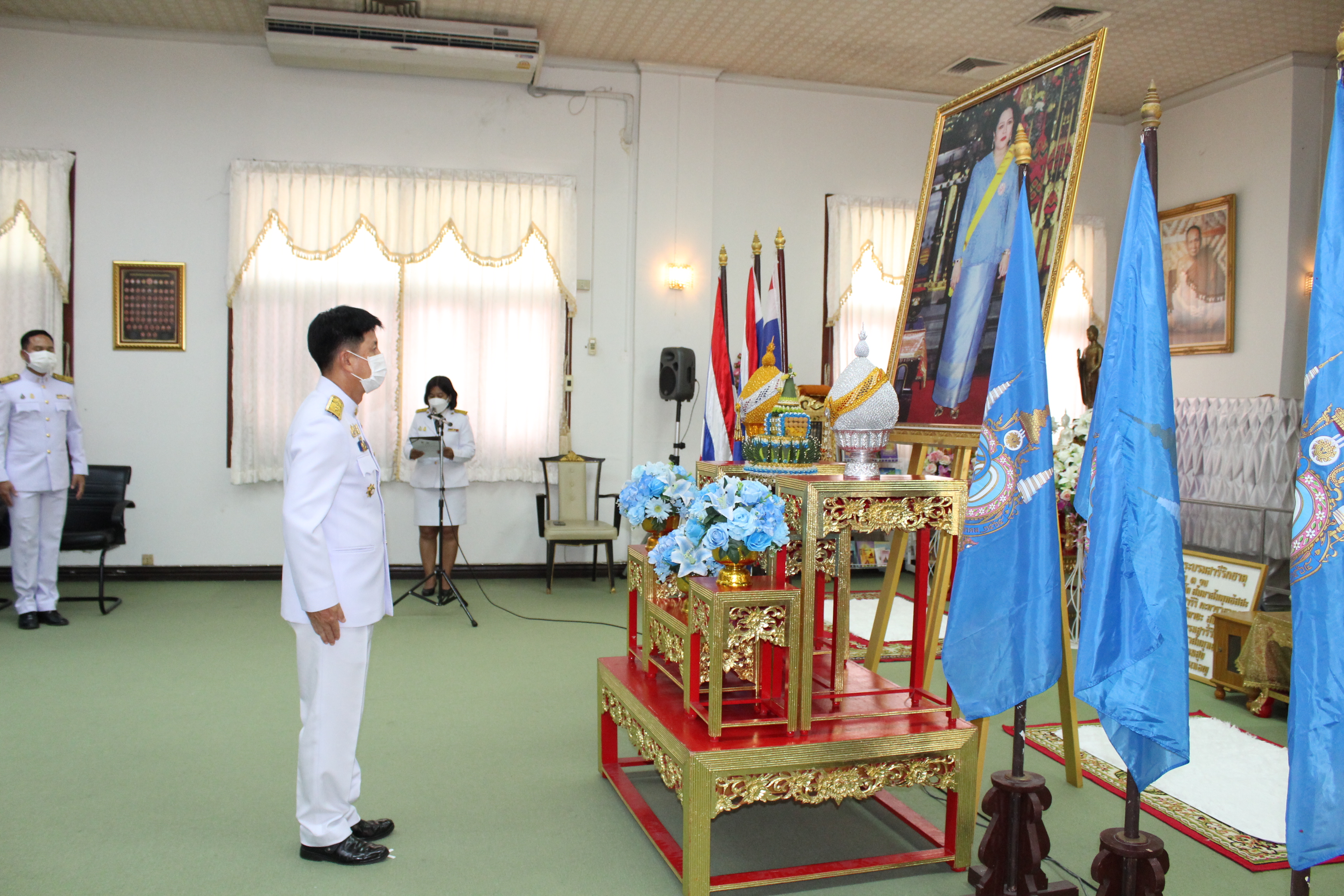 จังหวัดชลบุรีจัดพิธีมอบเงินพระราชทานขวัญถุงกองทุนแม่ของแผ่นดิน ประจำปี 2565