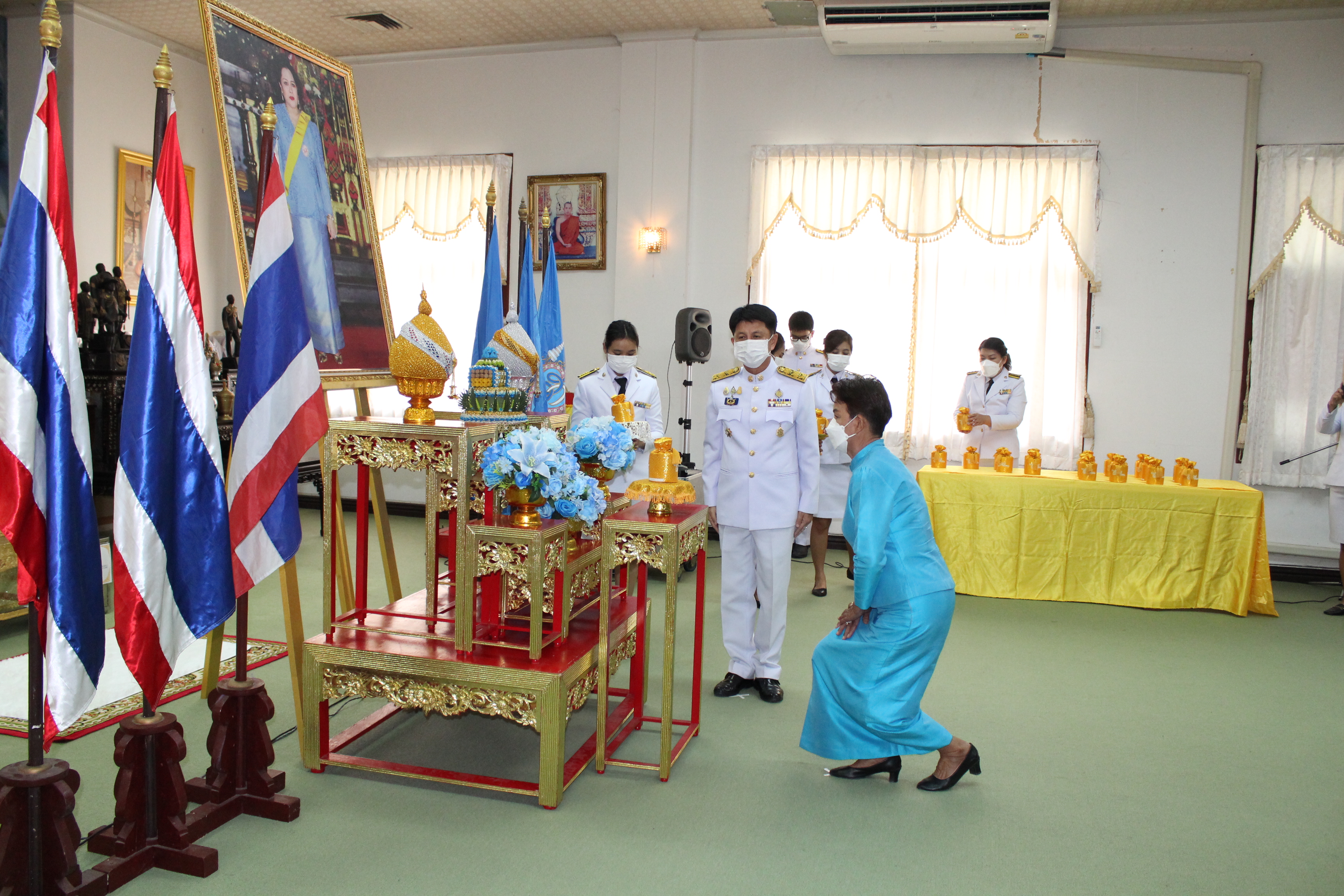 จังหวัดชลบุรีจัดพิธีมอบเงินพระราชทานขวัญถุงกองทุนแม่ของแผ่นดิน ประจำปี 2565