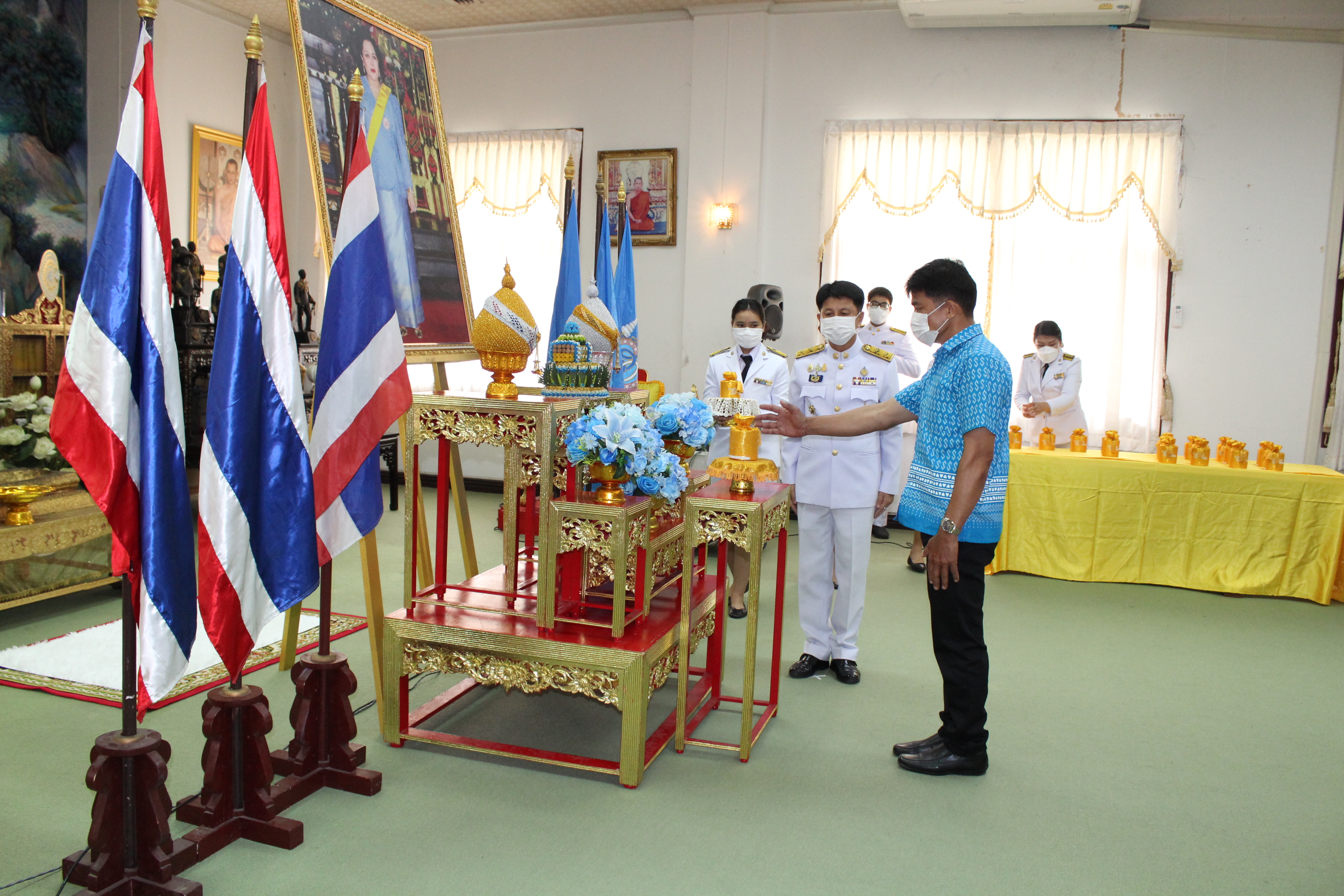 จังหวัดชลบุรีจัดพิธีมอบเงินพระราชทานขวัญถุงกองทุนแม่ของแผ่นดิน ประจำปี 2565