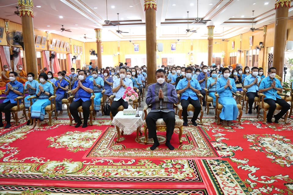 จ.ชลบุรี จัดพิธีทำบุญและฟังเทศน์บทพระธรรมเทศนาเฉลิมพระธรรมบารมี ใน “อุภินนมัตถจรกถา”