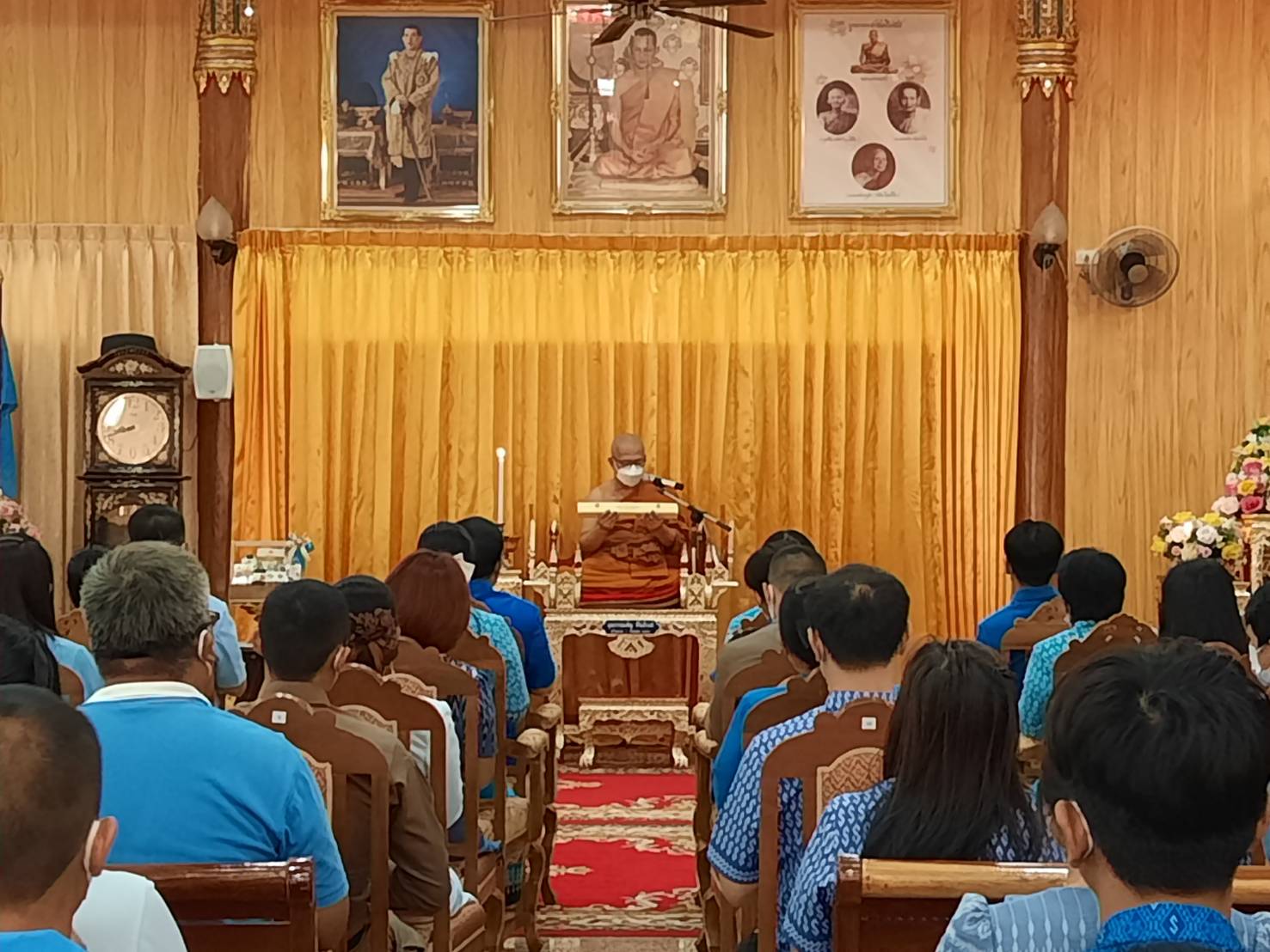 จ.ชลบุรี จัดพิธีทำบุญและฟังเทศน์บทพระธรรมเทศนาเฉลิมพระธรรมบารมี ใน “อุภินนมัตถจรกถา”