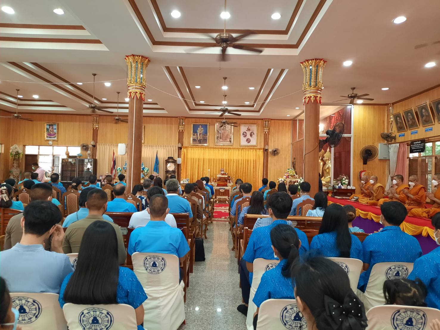 จ.ชลบุรี จัดพิธีทำบุญและฟังเทศน์บทพระธรรมเทศนาเฉลิมพระธรรมบารมี ใน “อุภินนมัตถจรกถา”