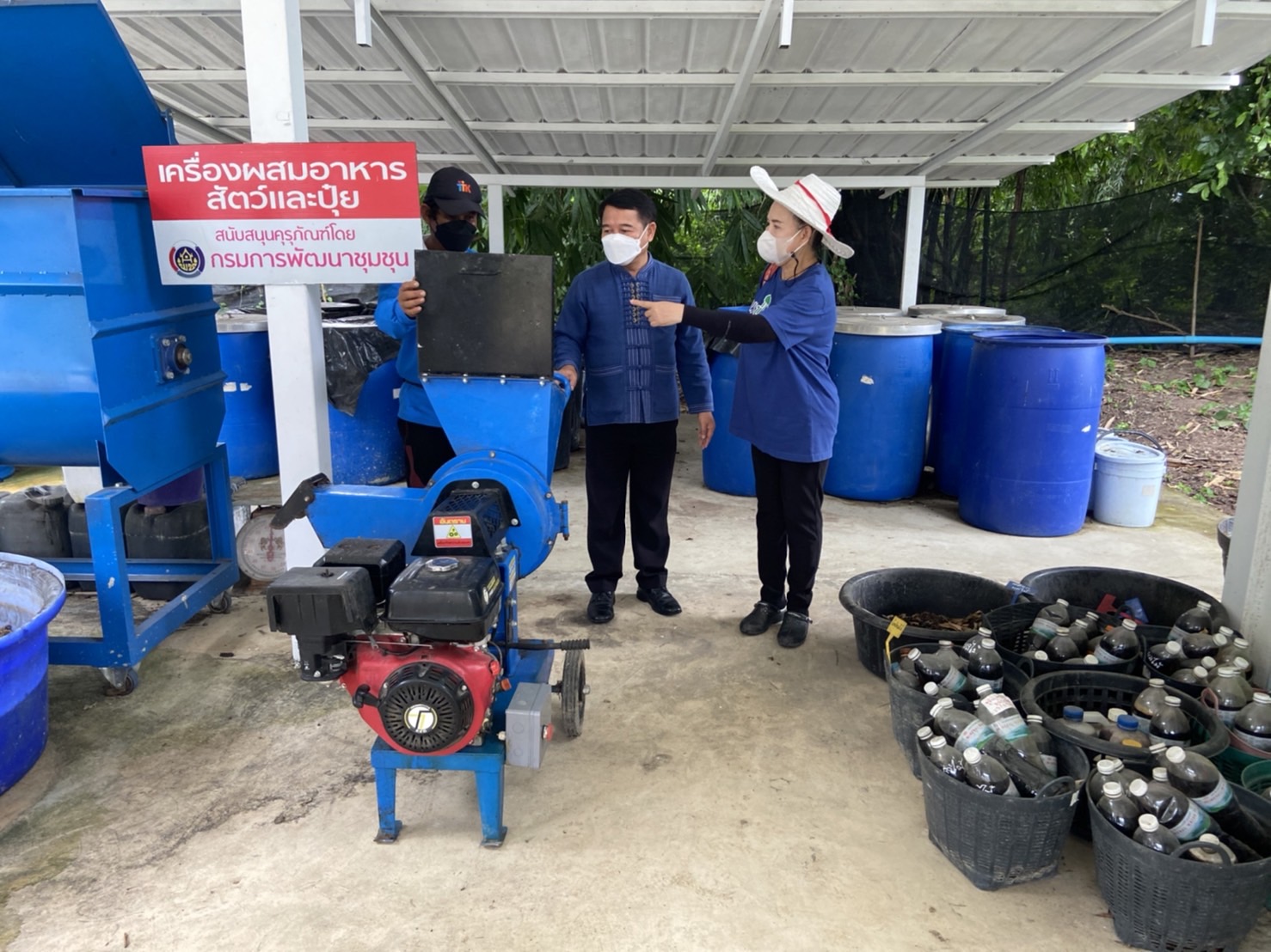 ผู้ตรวจราชการกรมลงพื้นที่ติดตามผลการดำเนินงาน “โคก หนอง นา โมเดล”