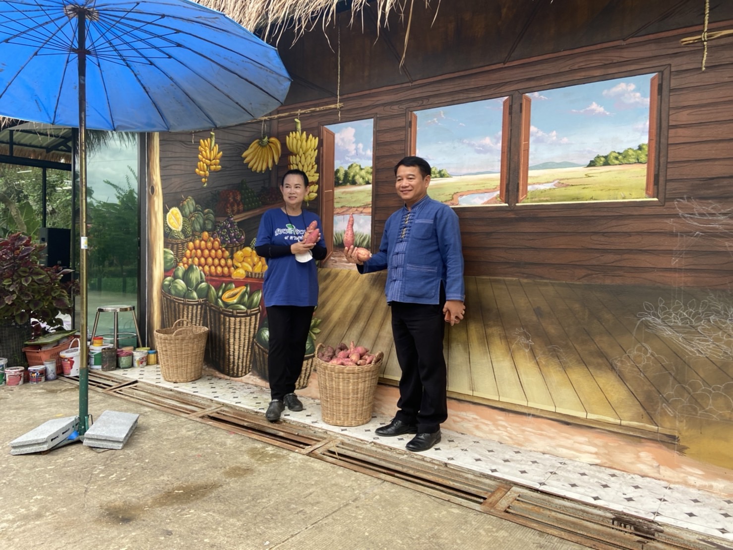 ผู้ตรวจราชการกรมลงพื้นที่ติดตามผลการดำเนินงาน “โคก หนอง นา โมเดล”