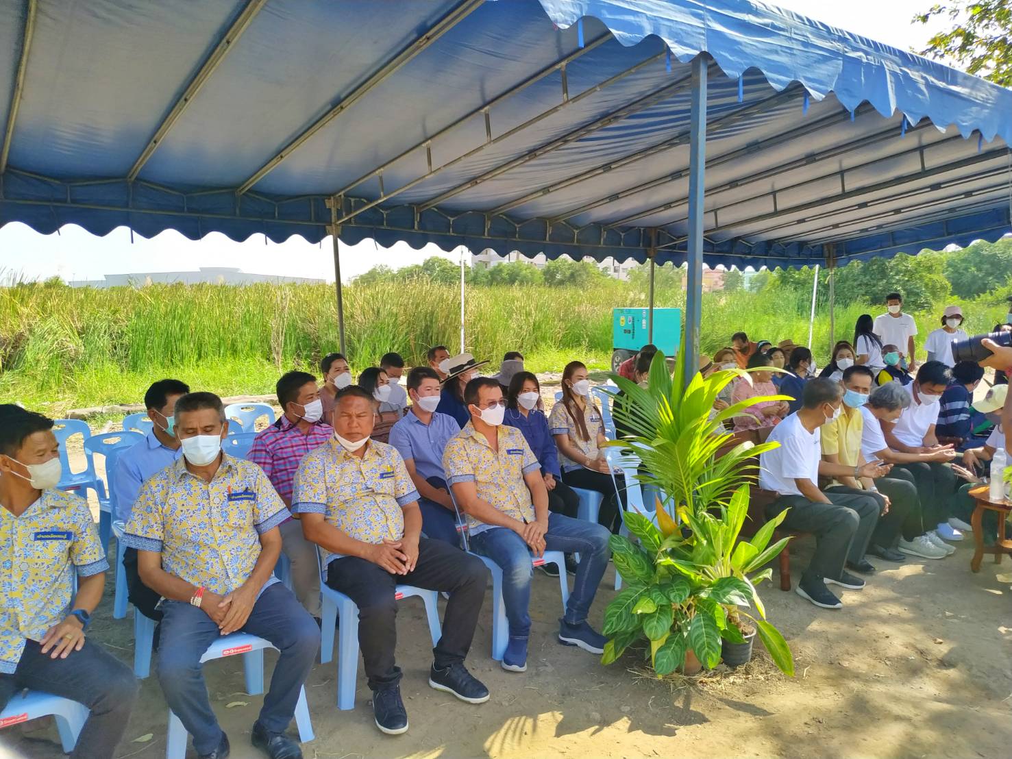 พช.ชลบุรี จัดพิธีเปิดศูนย์การเรียนรู้ทฤษฎีใหม่รูปแบบ “โคก หนอง นา” และงานวันลอยกระทง ประจำปี 2565