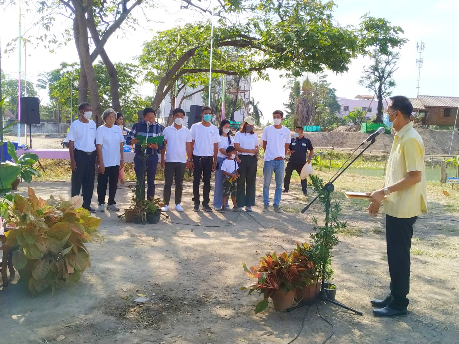 พช.ชลบุรี จัดพิธีเปิดศูนย์การเรียนรู้ทฤษฎีใหม่รูปแบบ “โคก หนอง นา” และงานวันลอยกระทง ประจำปี 2565