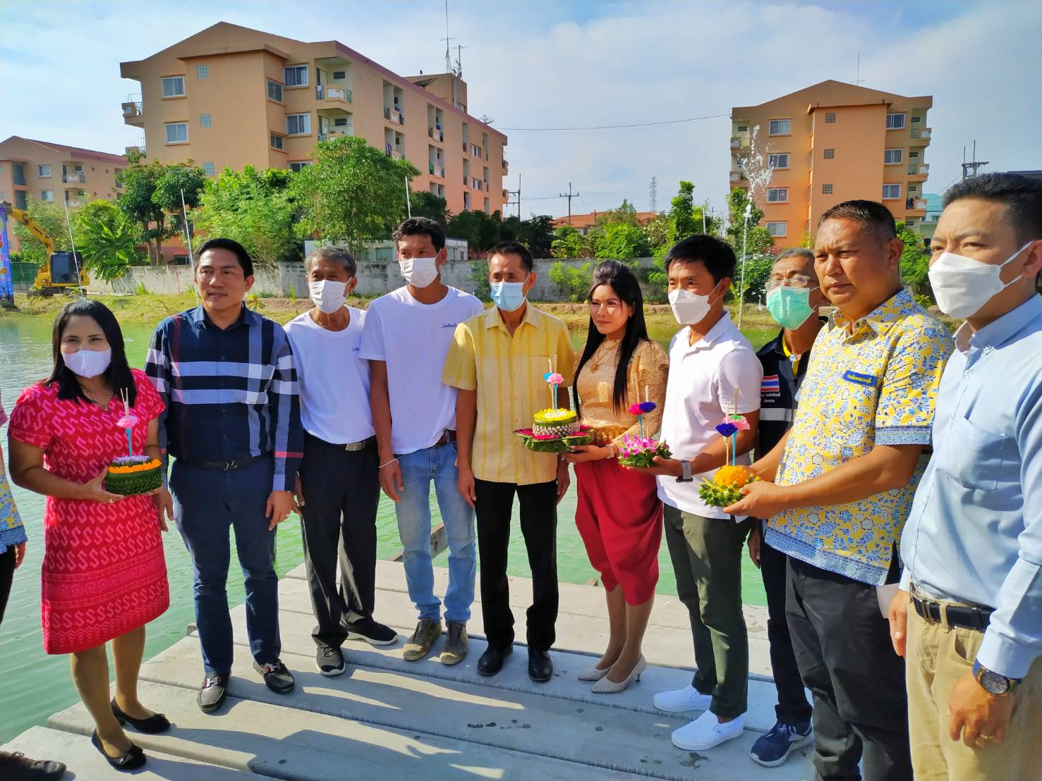 พช.ชลบุรี จัดพิธีเปิดศูนย์การเรียนรู้ทฤษฎีใหม่รูปแบบ “โคก หนอง นา” และงานวันลอยกระทง ประจำปี 2565