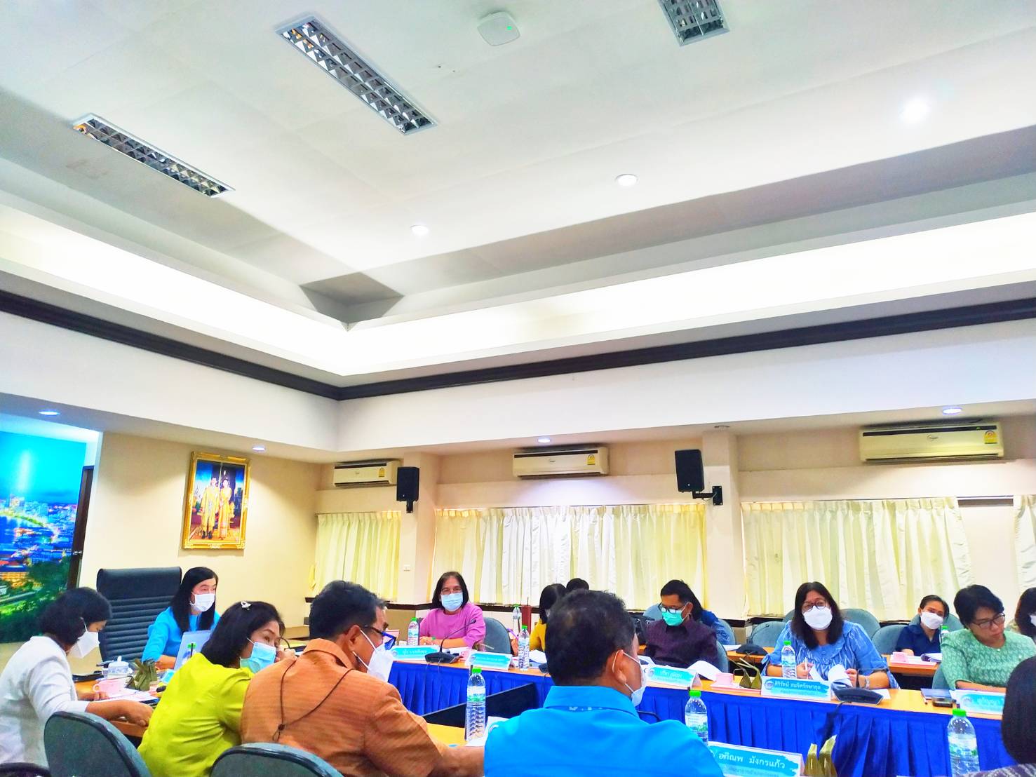 #พช.ชลบุรี# จัดการประชุมเพื่อขับเคลื่อนแนวทางการดำเนินโครงการ/กิจกรรมตามแผนการปฏิบัติงานและแผนการใช้จ่ายงบประมาณ ประจำปี 2566