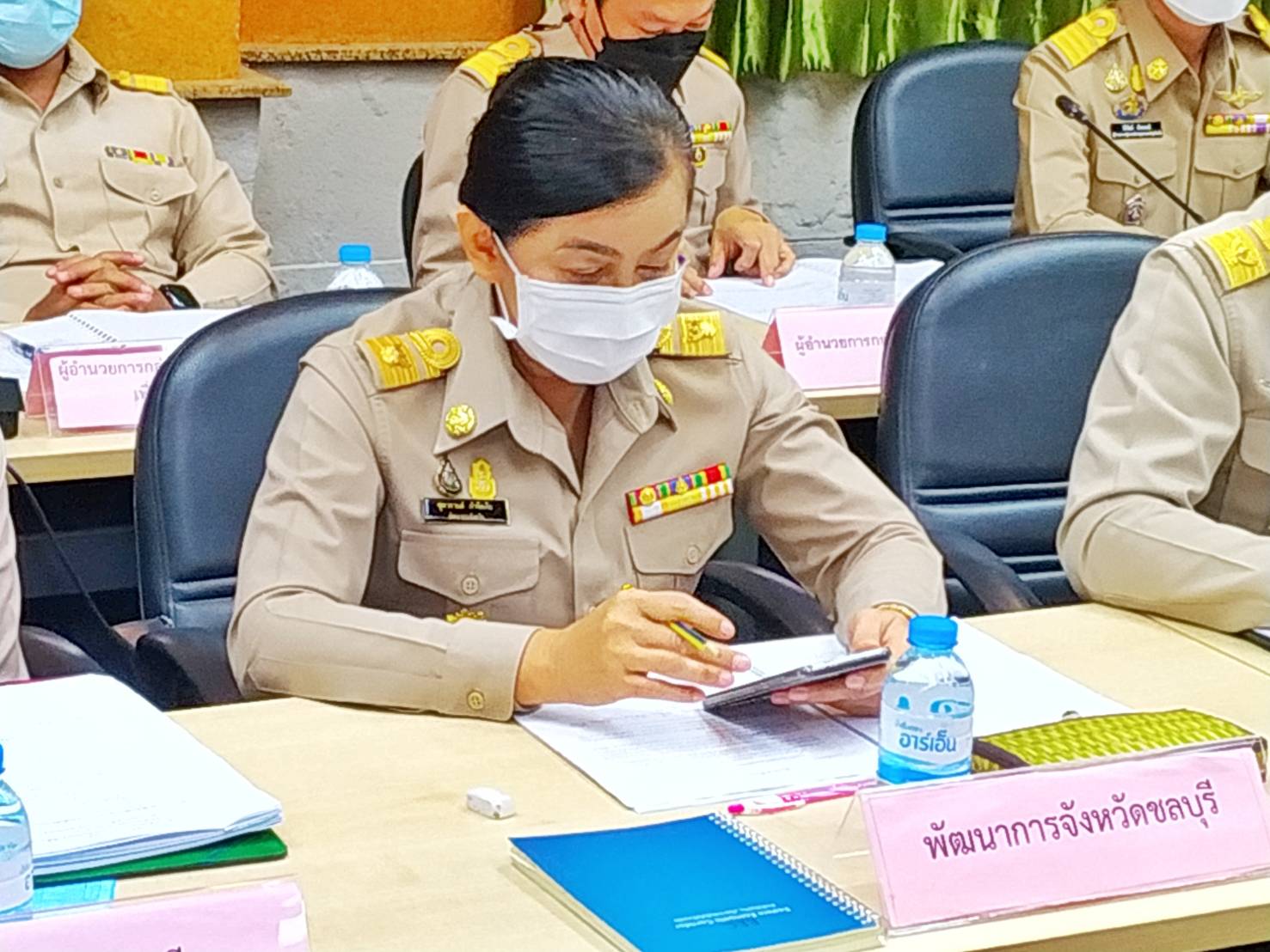 #พช.ชลบุรี# ร่วมประชุมคณะกรมการจังหวัดและหัวหน้าส่วนราชการจังหวัดชลบุรี ประจำเดือนพฤศจิกายน 2565