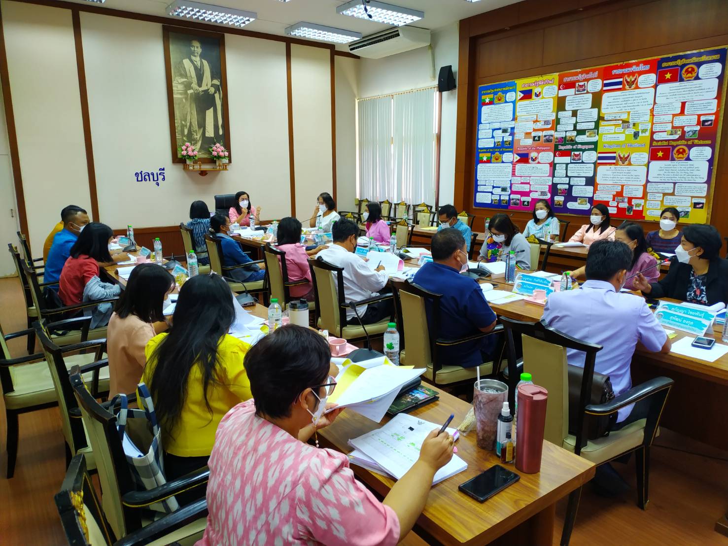 #พช.ชลบุรี# จัดการประชุมผู้อำนวยการกลุ่มงานฯ และพัฒนาการอำเภอในสังกัดสำนักงานพัฒนาชุมชนจังหวัดชลบุรี ครั้งที่ 11/2565