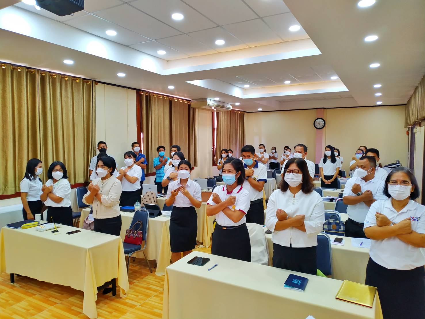 พช.ชลบุรี ประกาศเจตนารมณ์ในการต่อตา้นทุจริต ประจำปีงบประมาณ พ.ศ. 2566