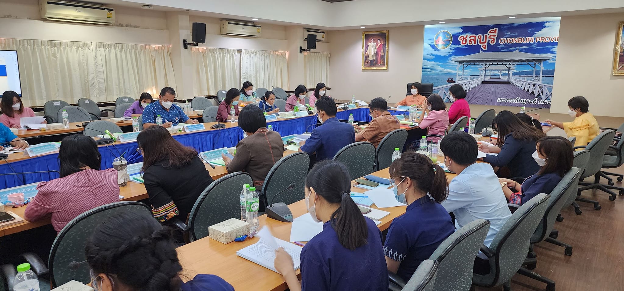 พช.ชลบุรี จัดประชุมผู้บริหาร ข้าราชการ ลูกจ้างประจำ และพนักงาน ในสังกัดสำนักงานพัฒนาชุมชนจังหวัดชลบุรี ครั้งที่ 2/2566