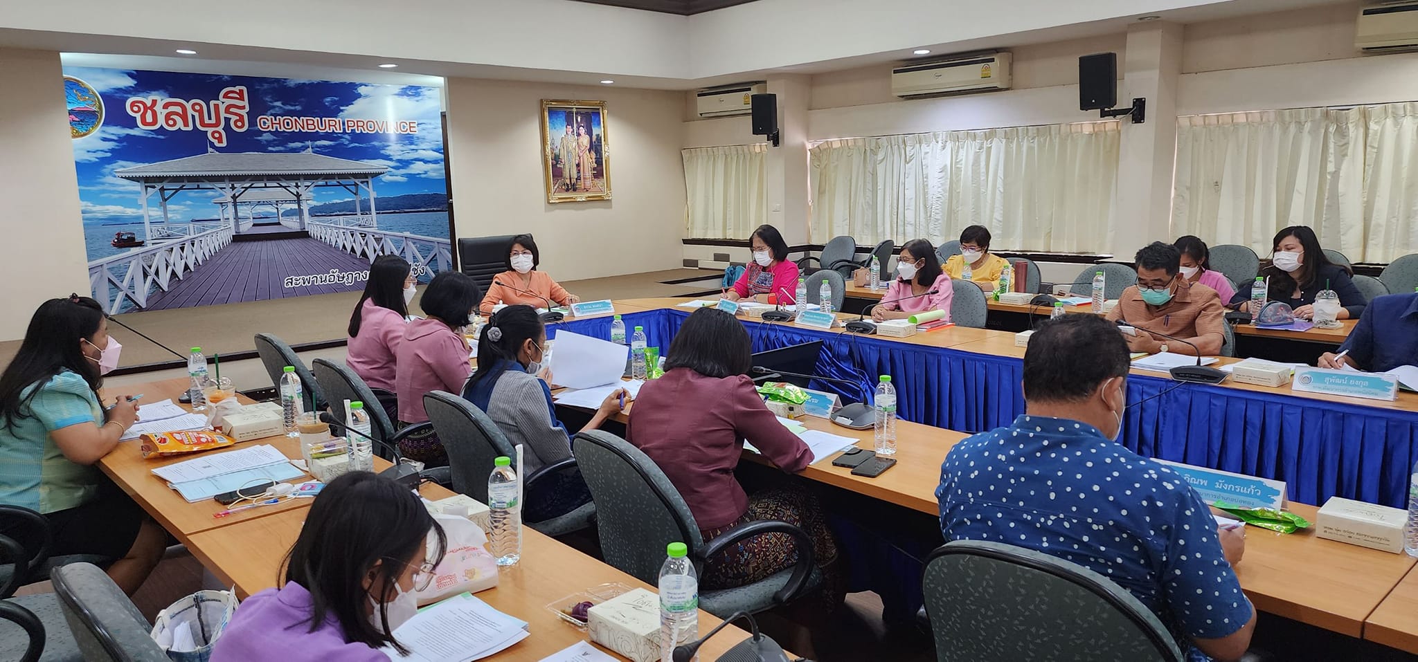 พช.ชลบุรี จัดประชุมผู้บริหาร ข้าราชการ ลูกจ้างประจำ และพนักงาน ในสังกัดสำนักงานพัฒนาชุมชนจังหวัดชลบุรี ครั้งที่ 2/2566